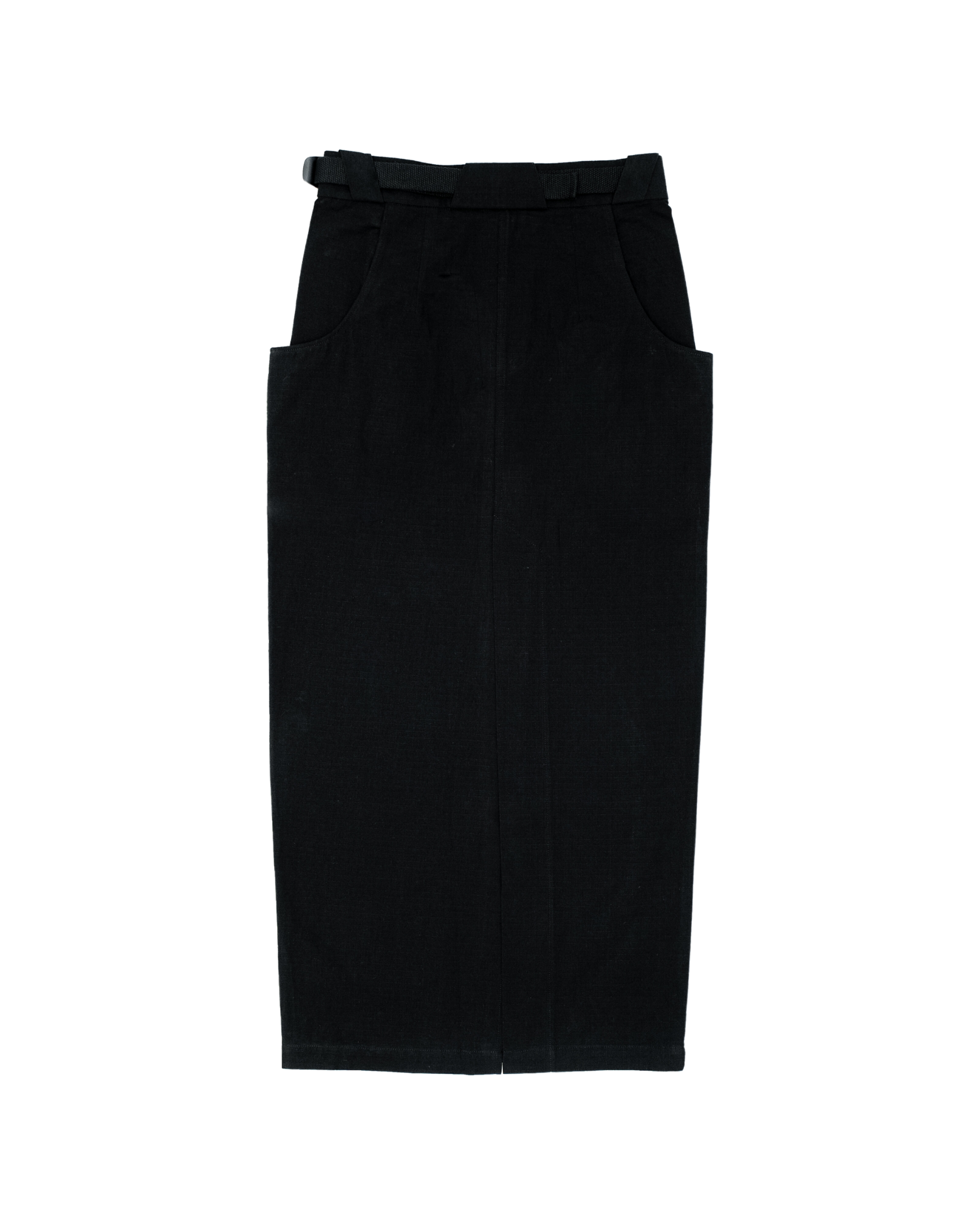 Cotton Ripstop Cargo Maxi Skirt