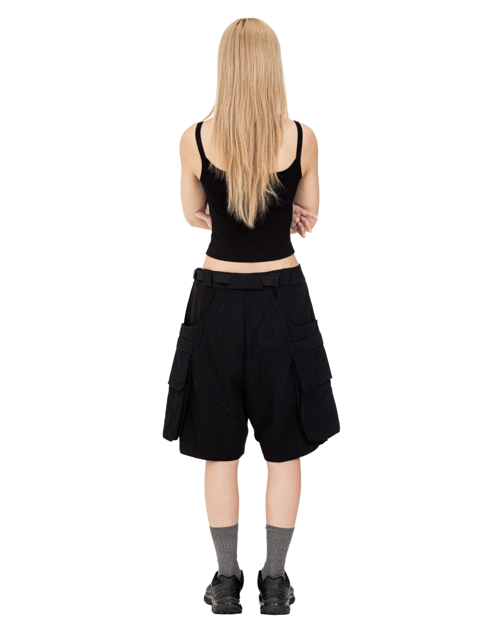 Cotton Ripstop Cargo Shorts