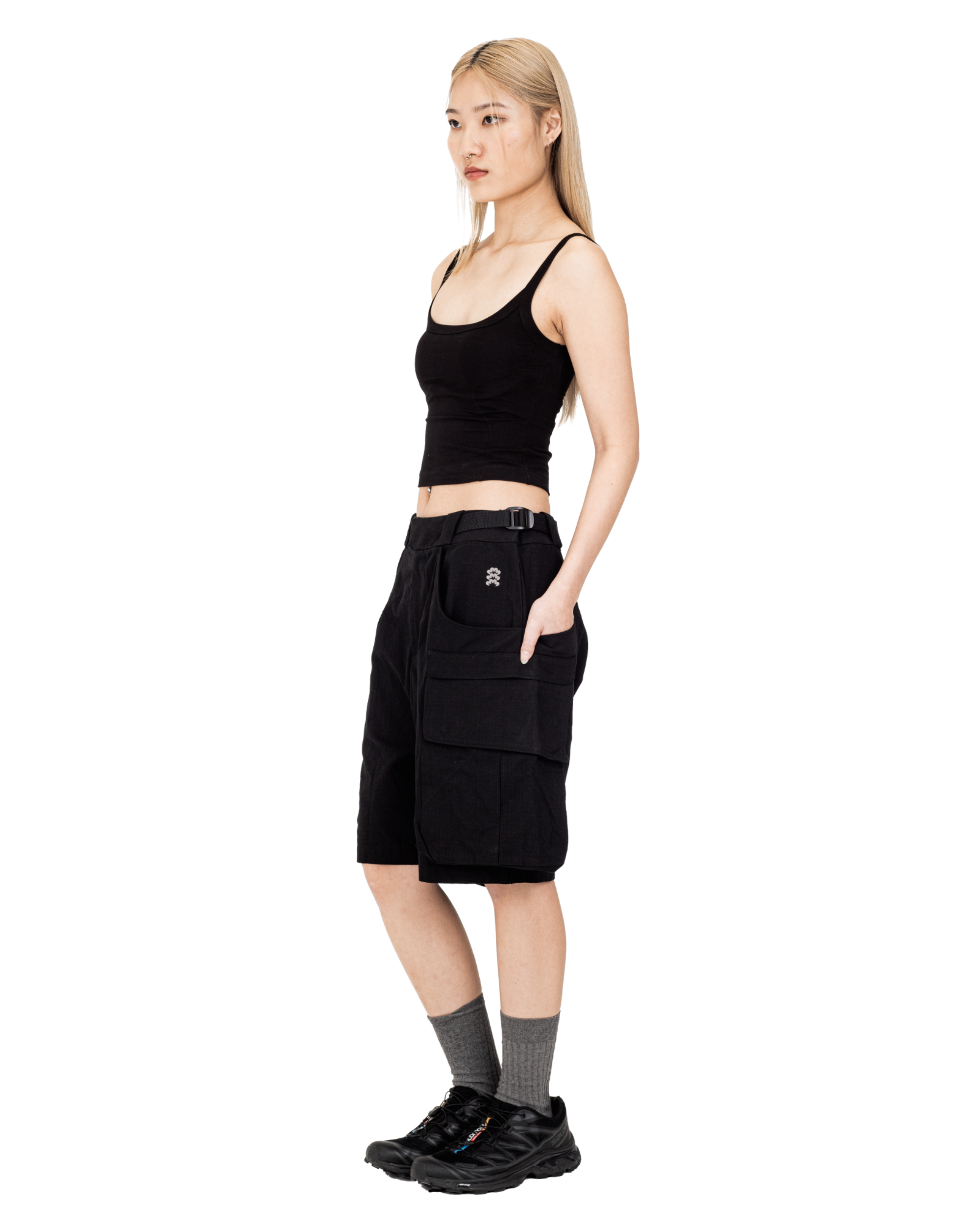 Cotton Ripstop Cargo Shorts