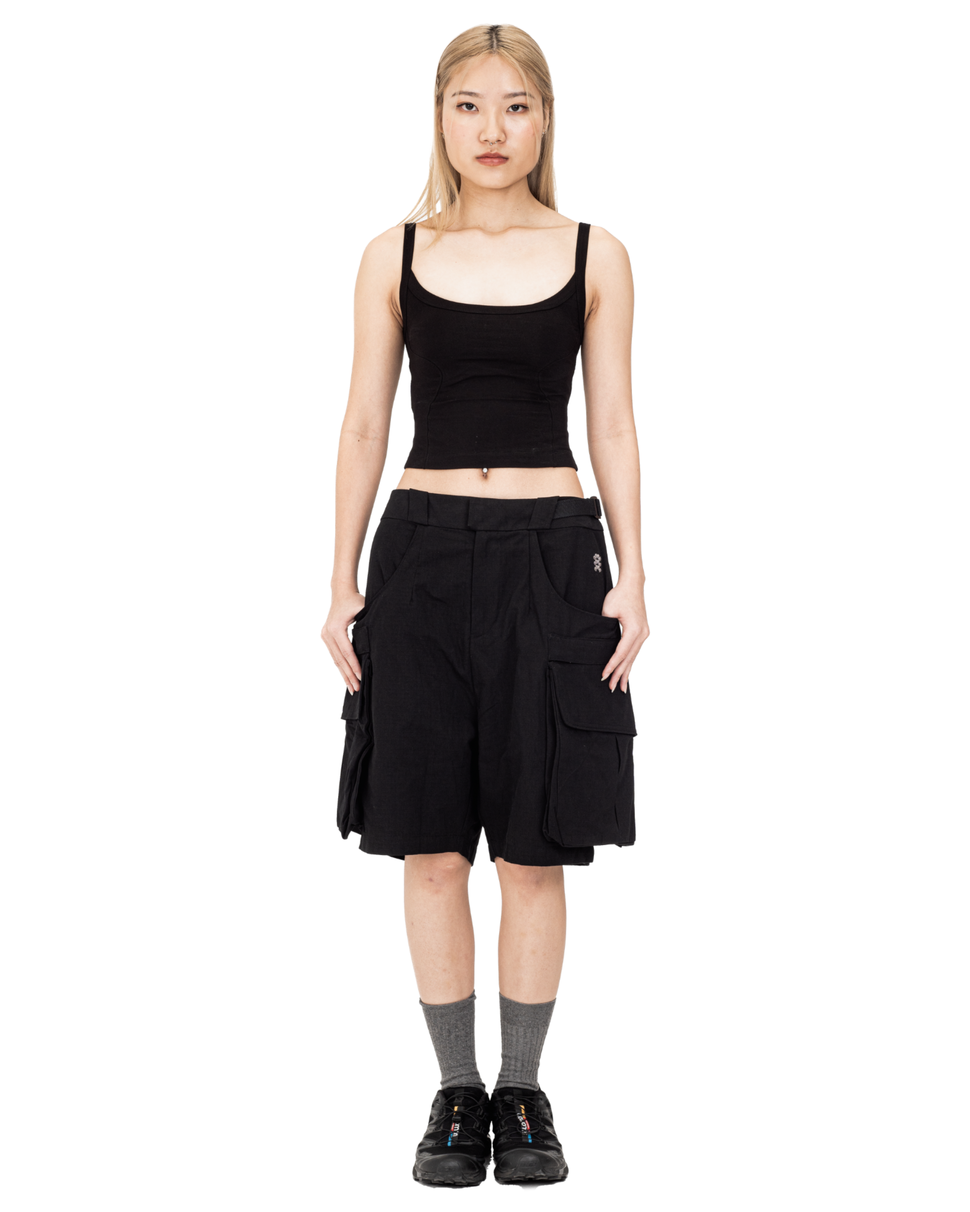 Cotton Ripstop Cargo Shorts