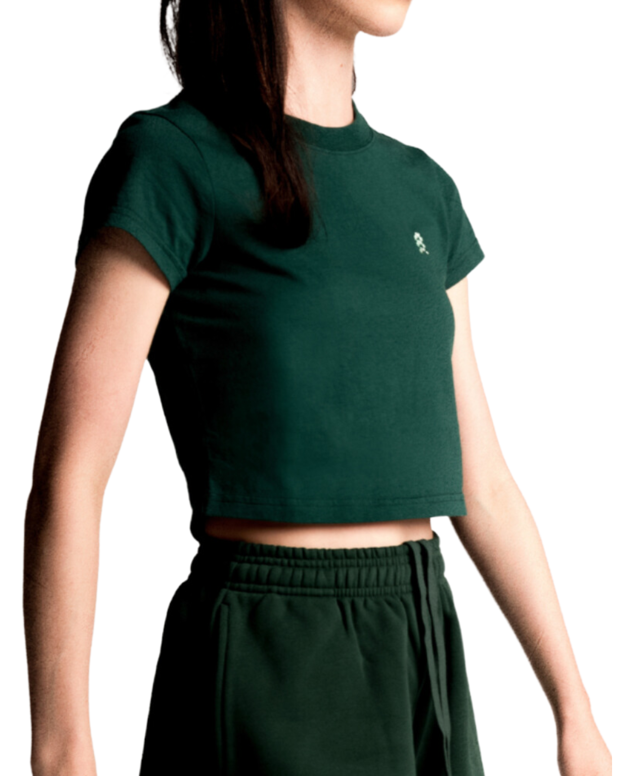 Baby Tee in Recycled Cotton