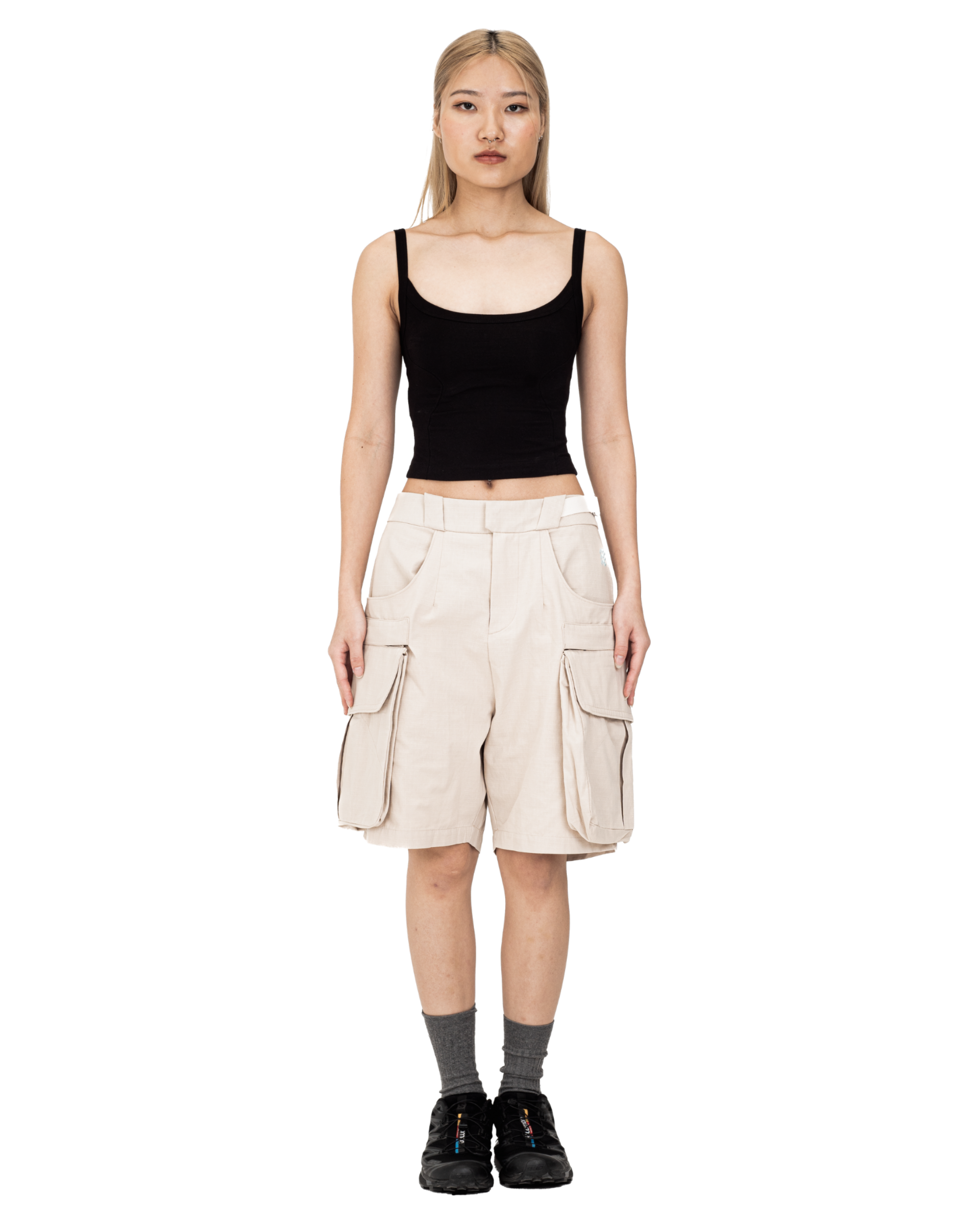 Cotton Ripstop Cargo Shorts