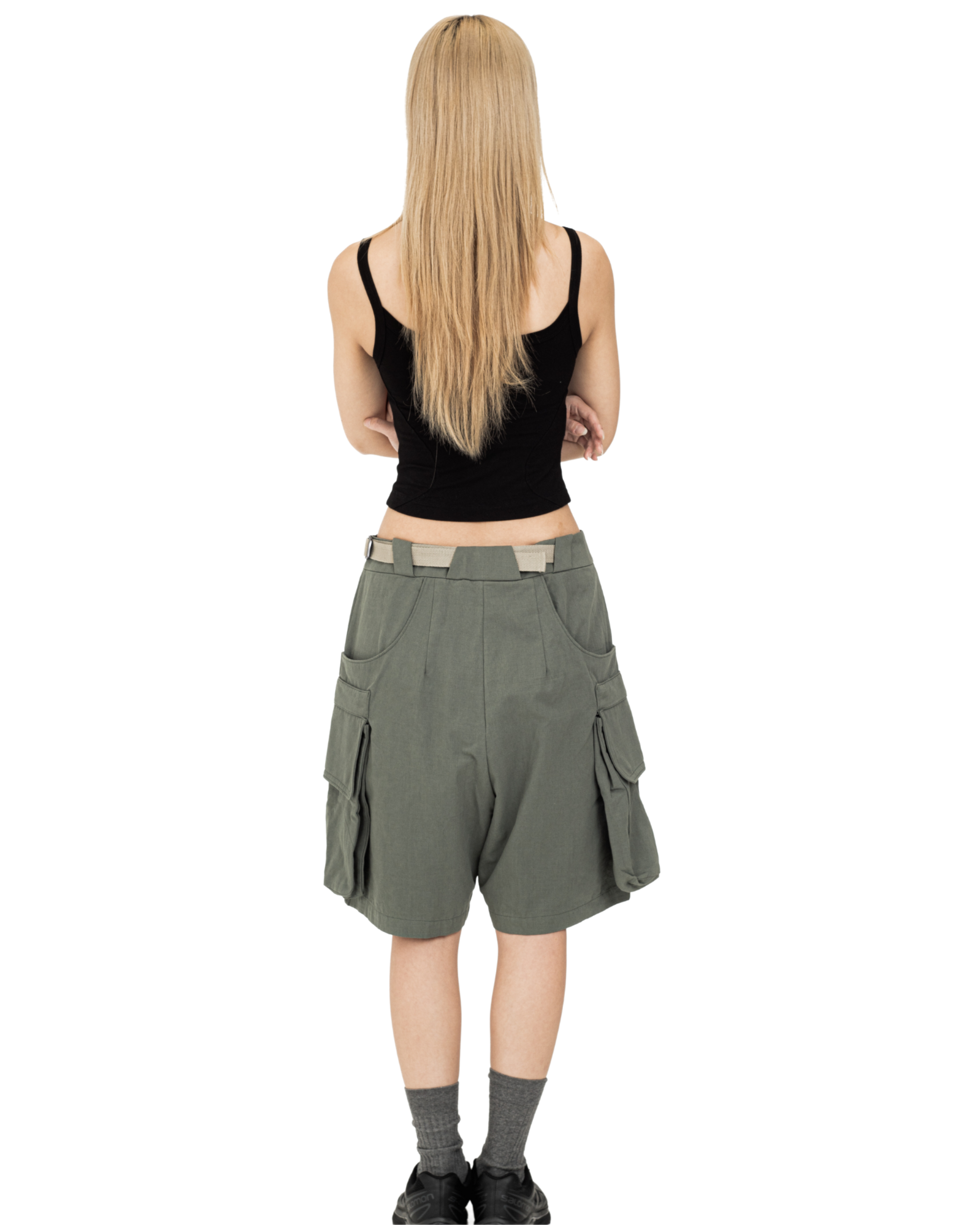 Cotton Ripstop Cargo Shorts