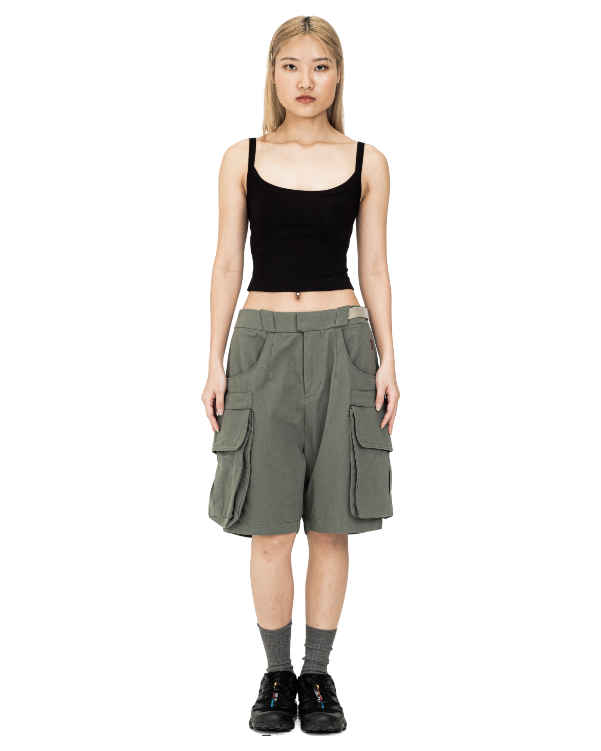 Cotton Ripstop Cargo Shorts