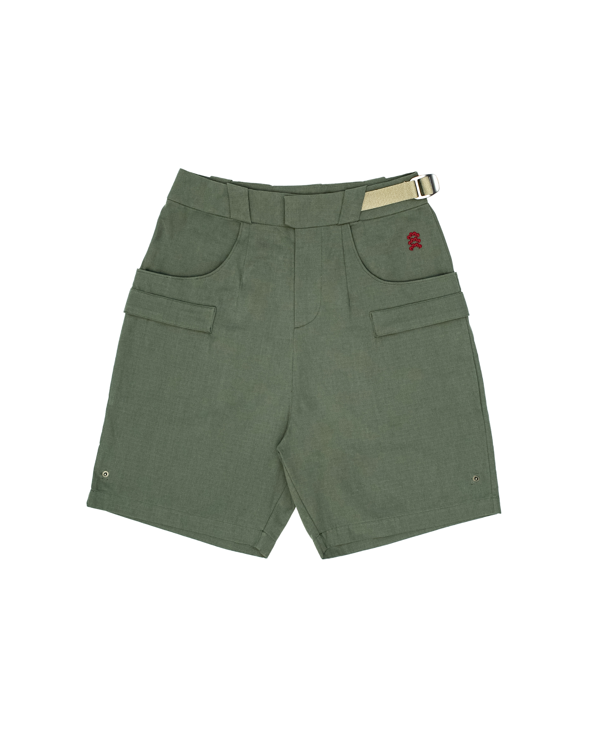 Cotton Ripstop Cargo Shorts