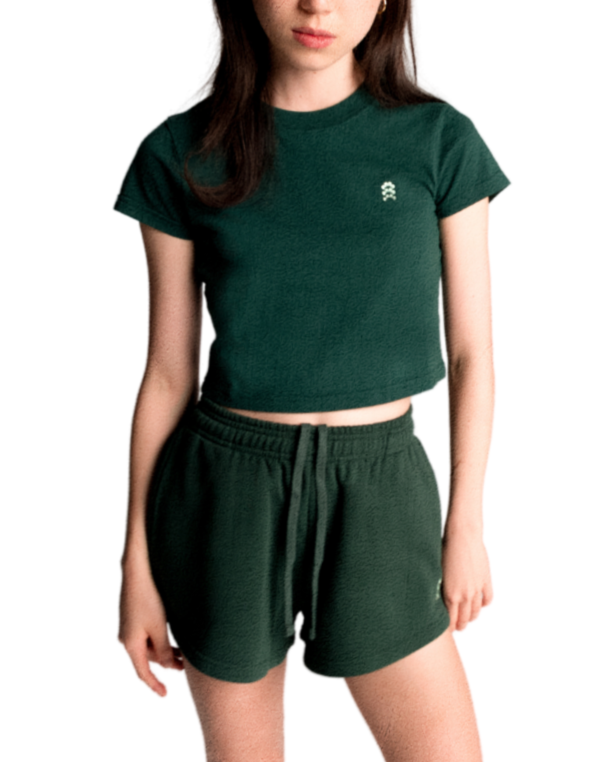 Mini Fleece Sweatshorts in Recycled Cotton