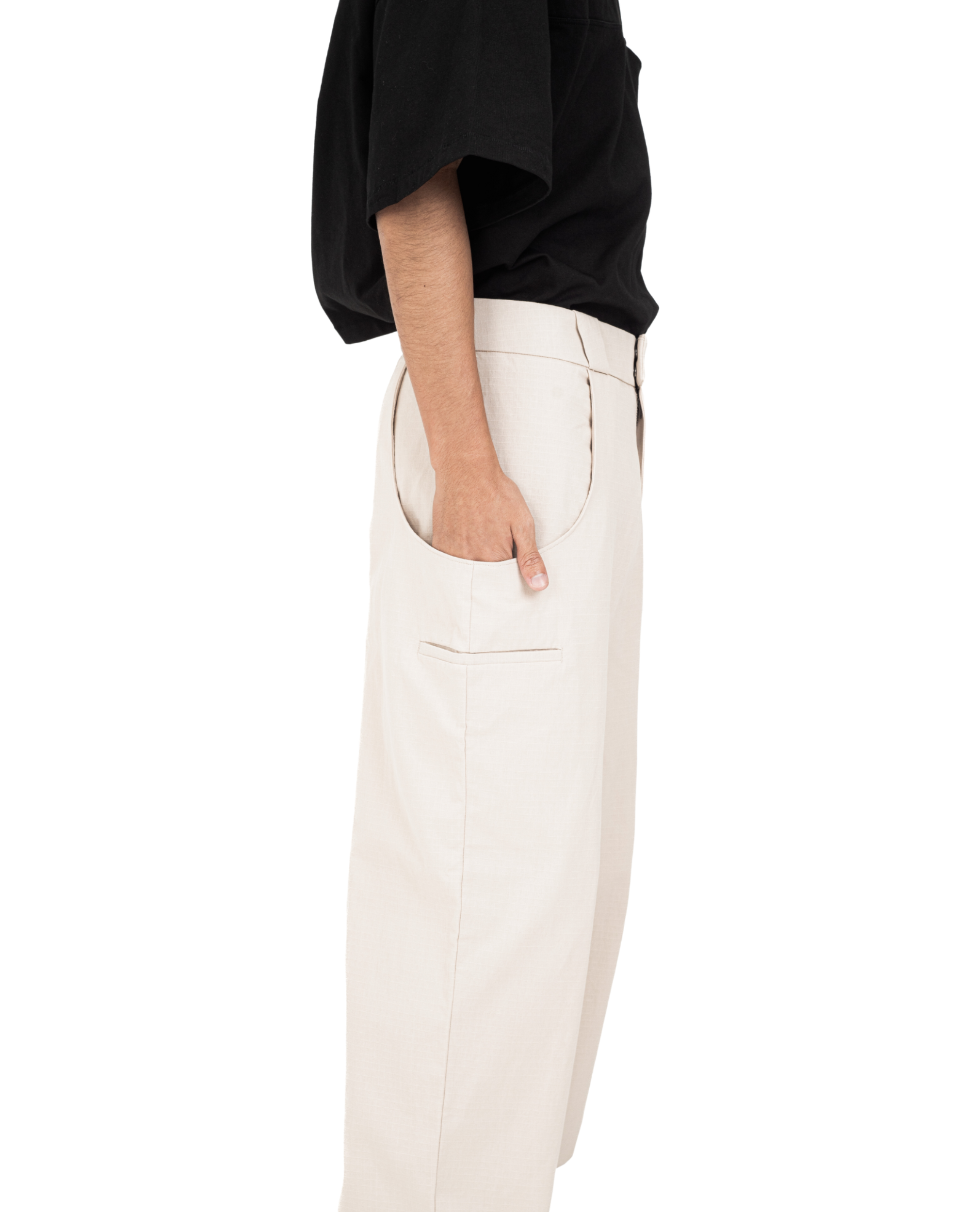 Cotton Ripstop Arc Tailored Pants