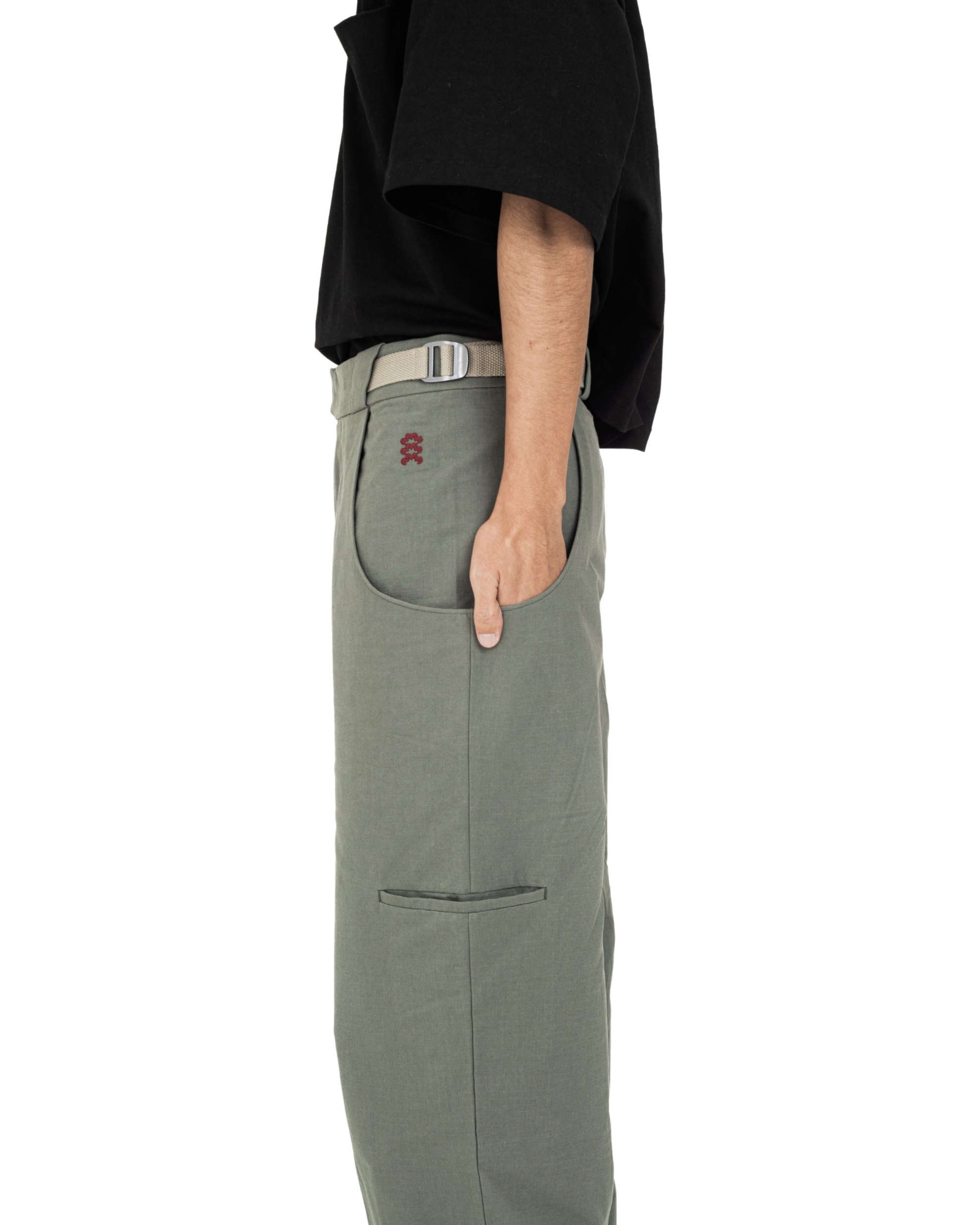Cotton Ripstop Arc Tailored Pants