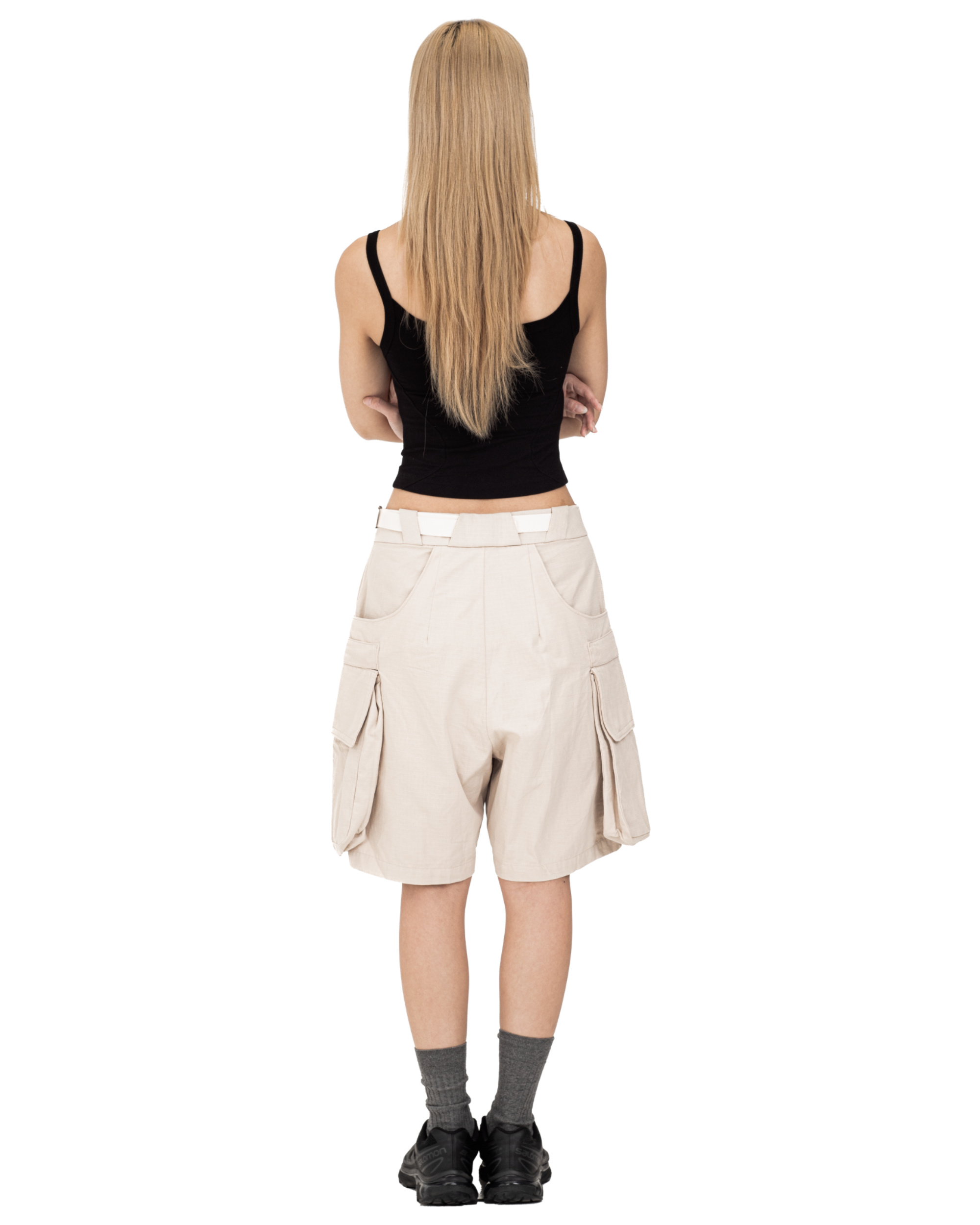 Cotton Ripstop Cargo Shorts