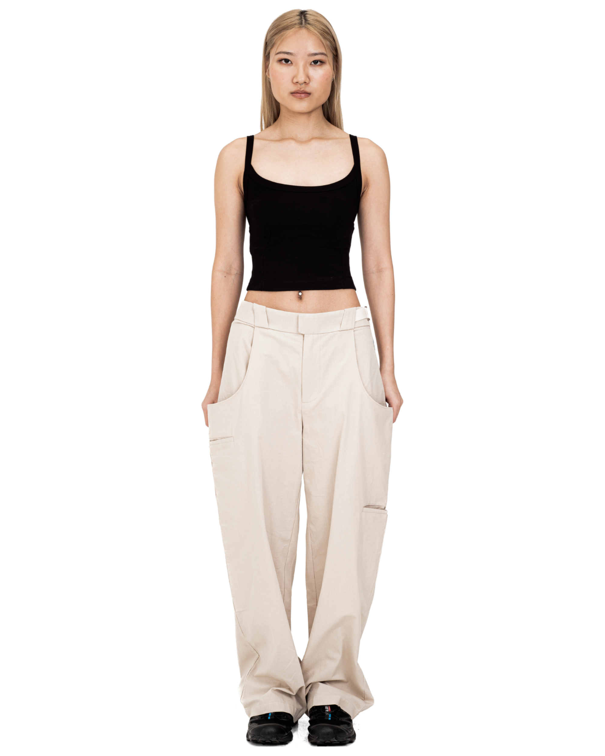 Cotton Ripstop Arc Tailored Pants