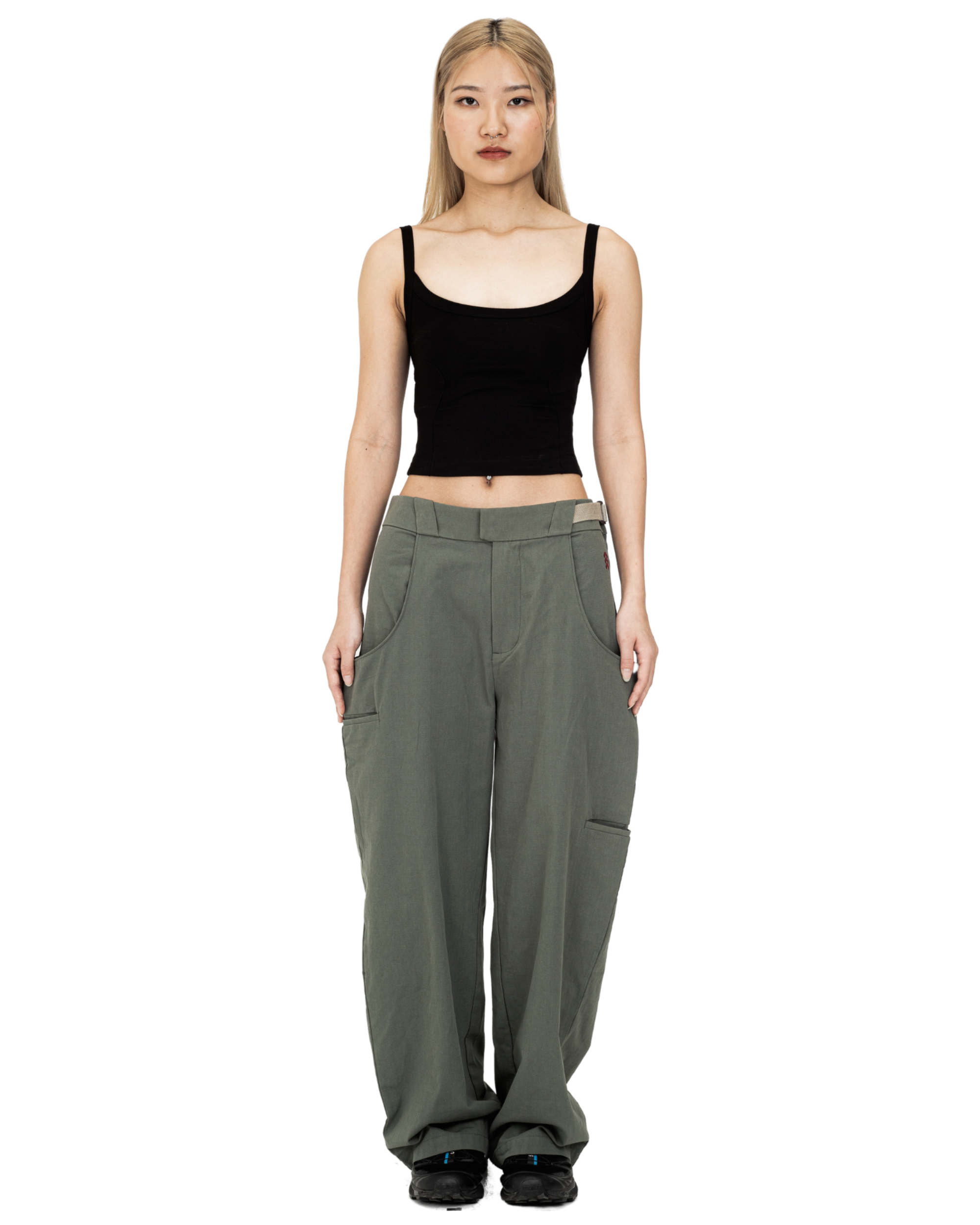 Cotton Ripstop Arc Tailored Pants