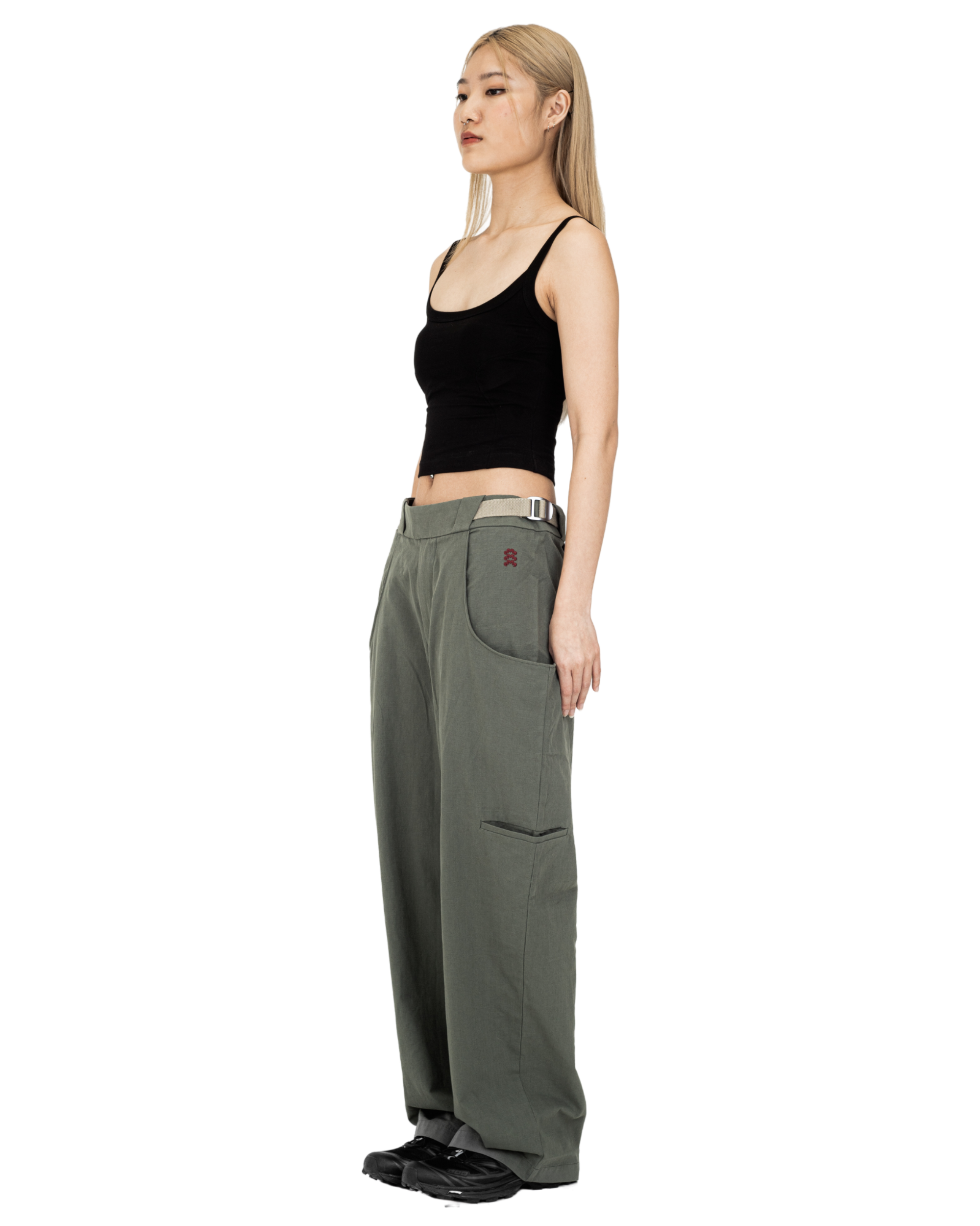 Cotton Ripstop Arc Tailored Pants