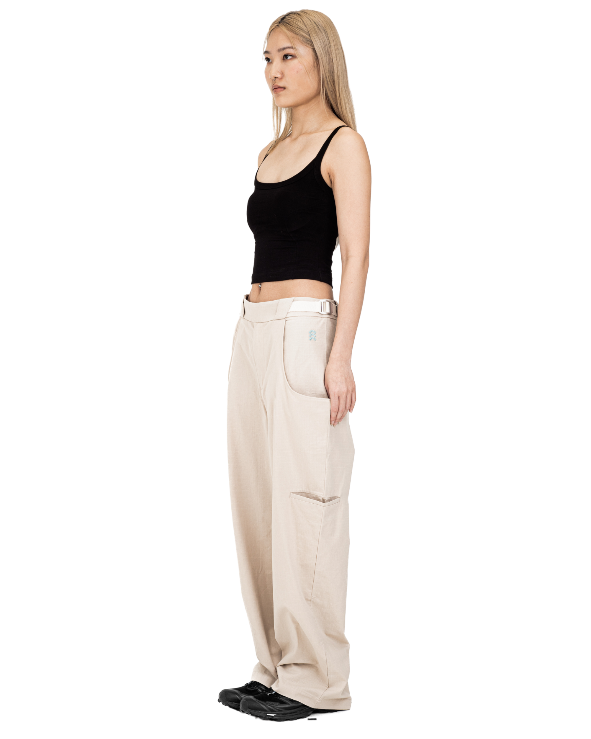 Cotton Ripstop Arc Tailored Pants