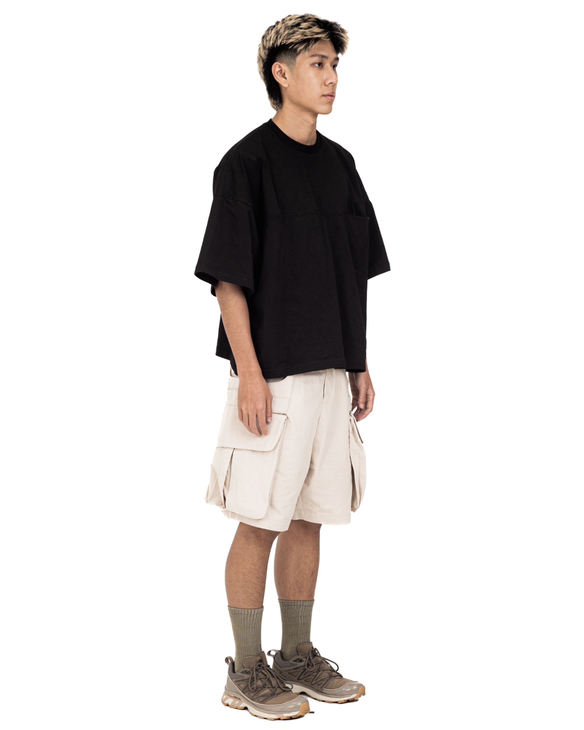 Cotton Ripstop Cargo Shorts