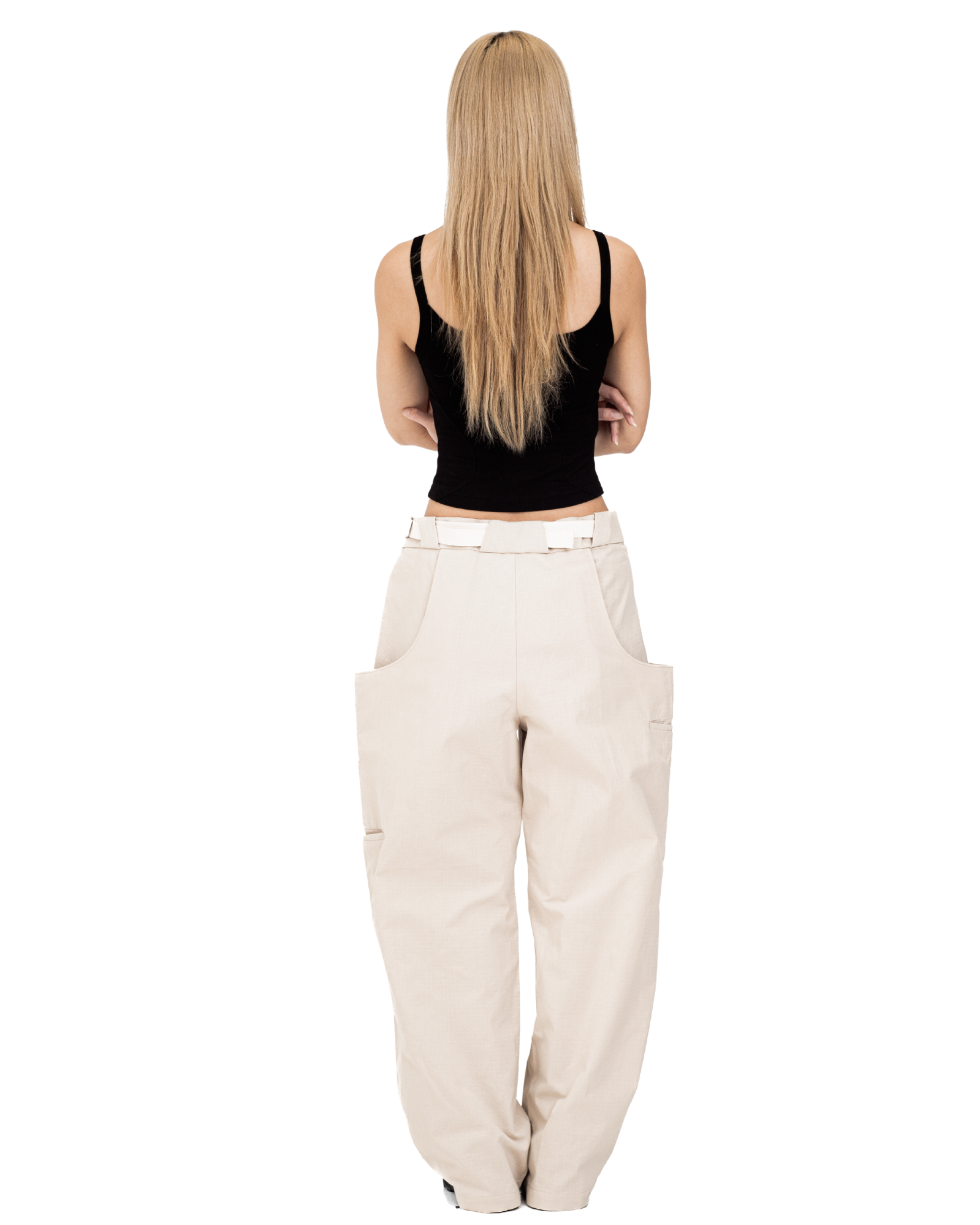 Cotton Ripstop Arc Tailored Pants