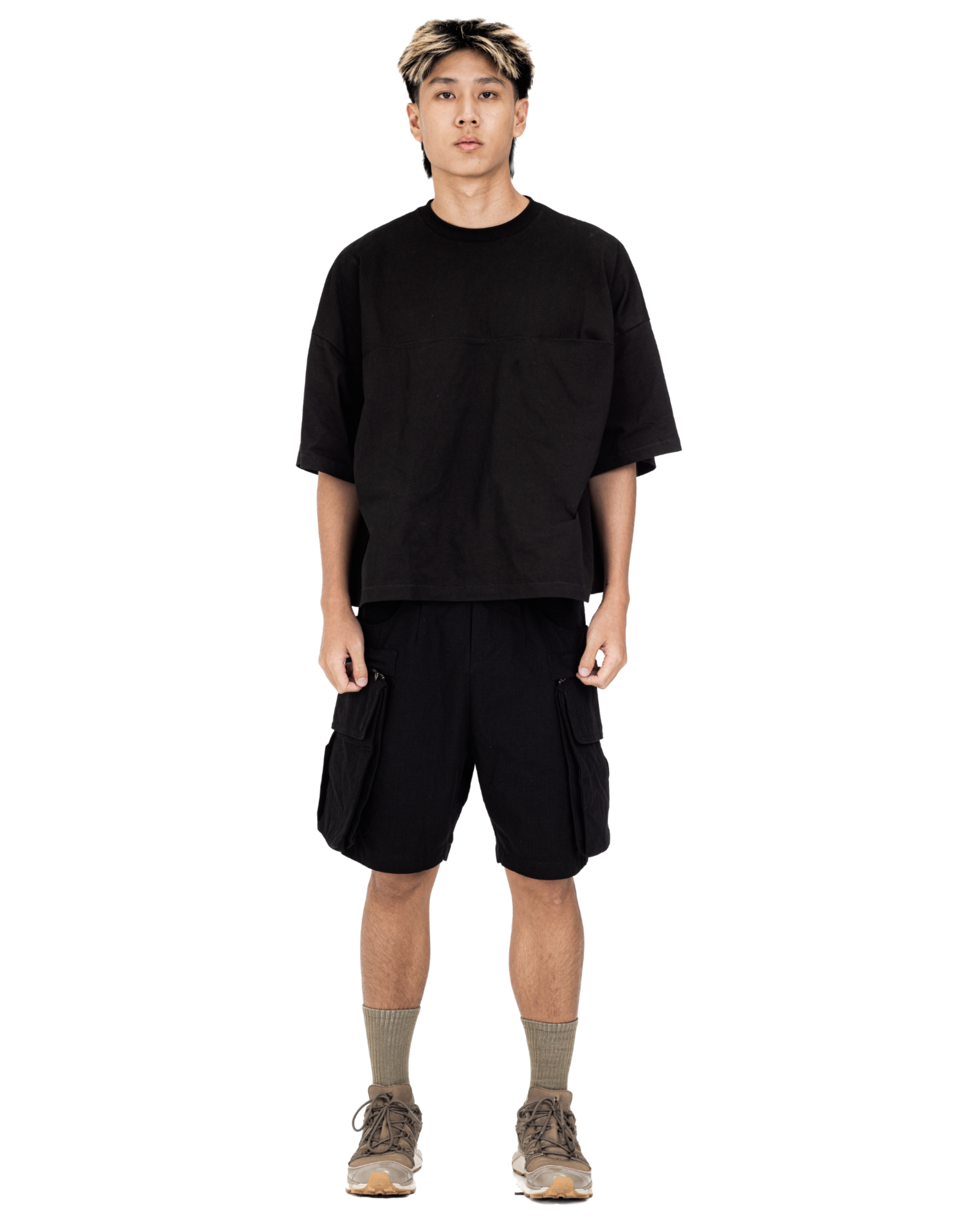 Cotton Ripstop Cargo Shorts