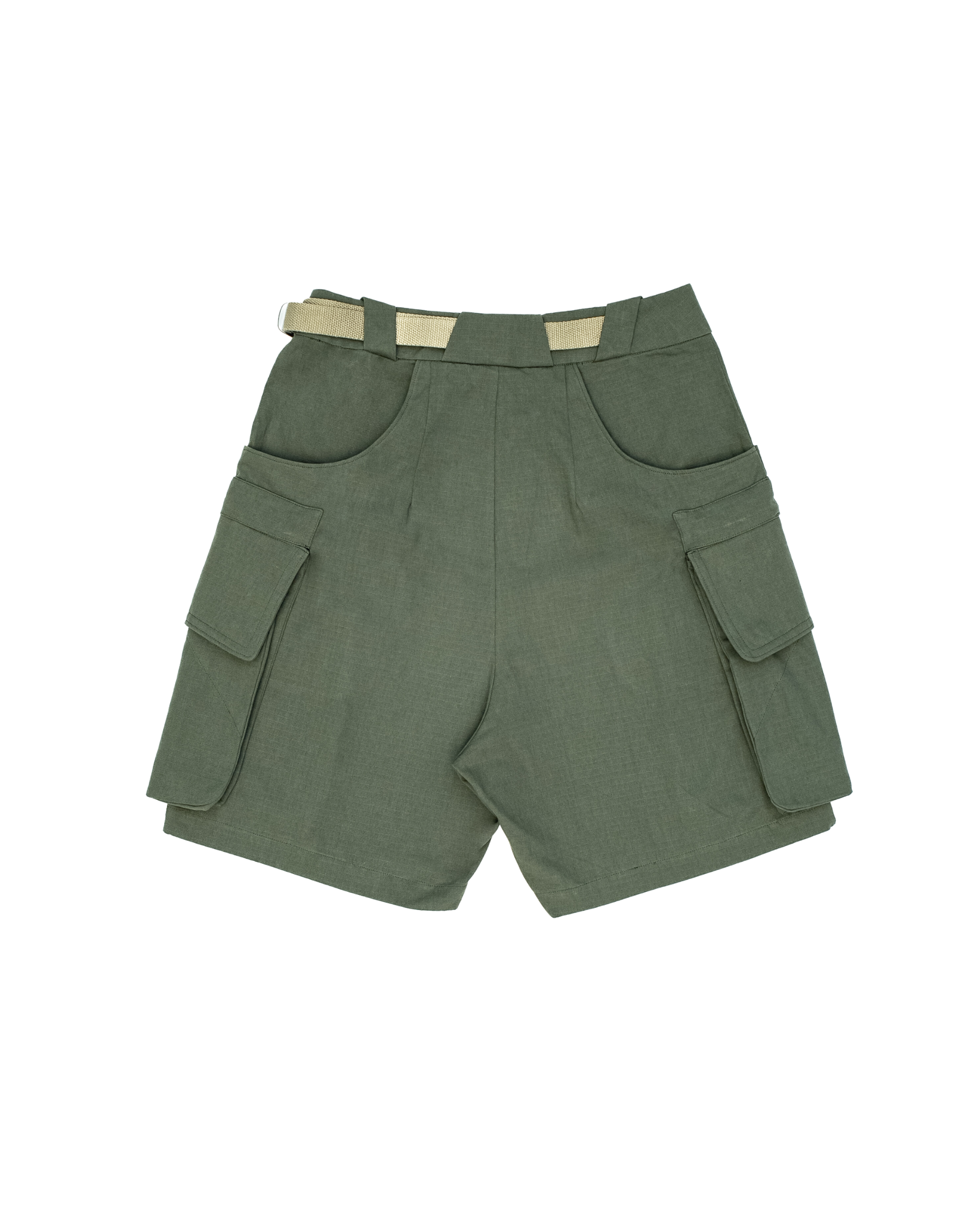 Cotton Ripstop Cargo Shorts