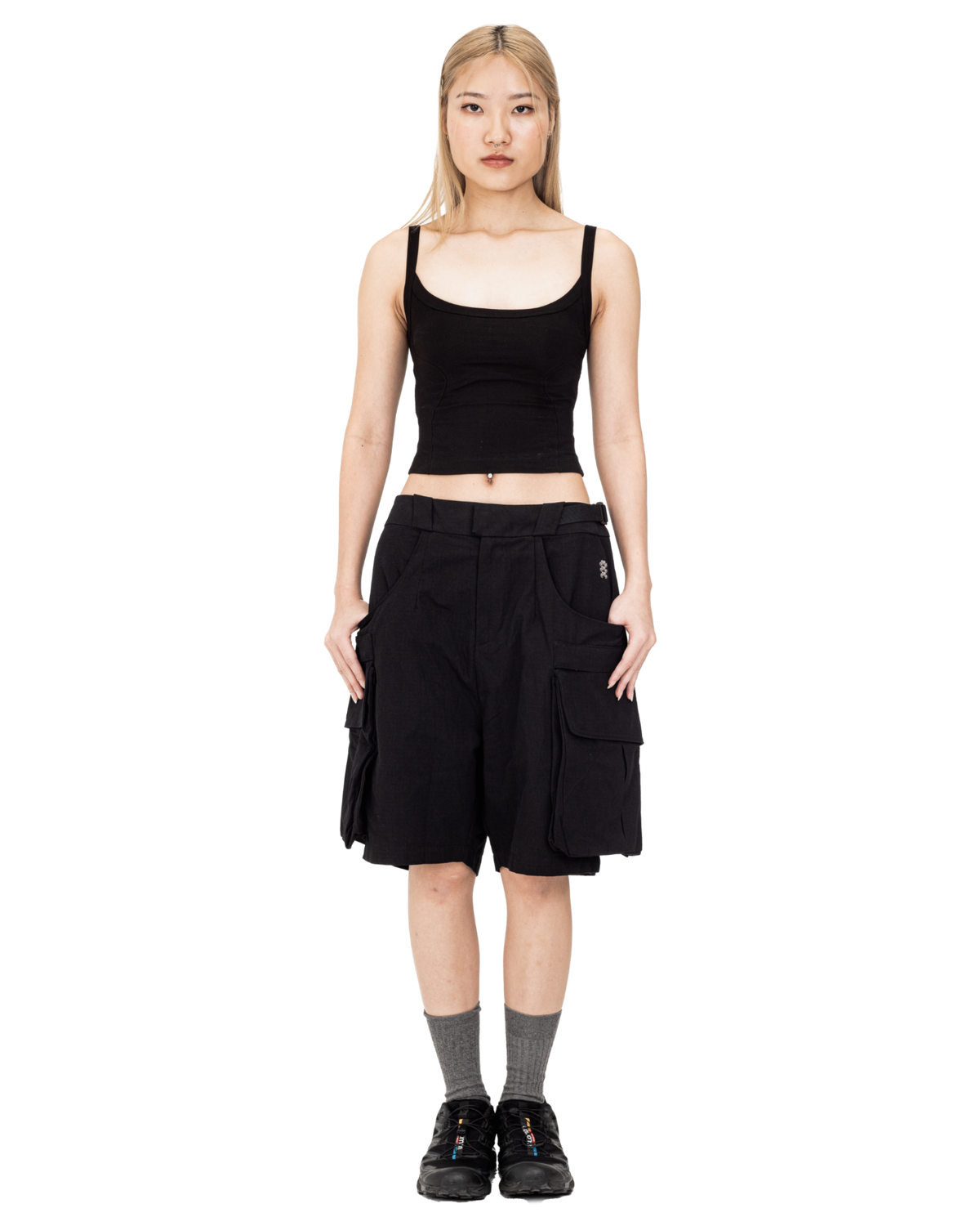 Cotton Ripstop Cargo Shorts