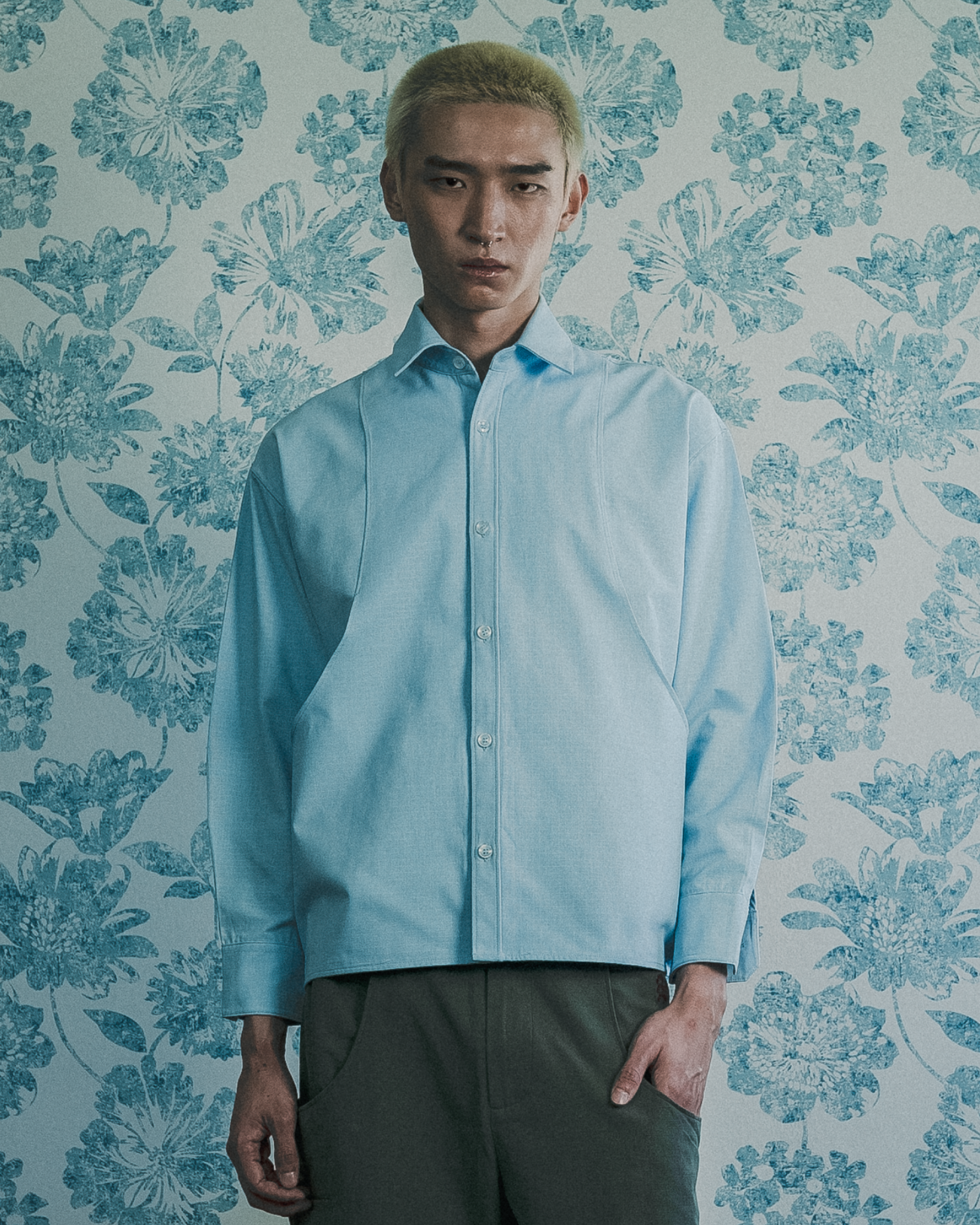 Cargo Shirt in Cotton Ripstop