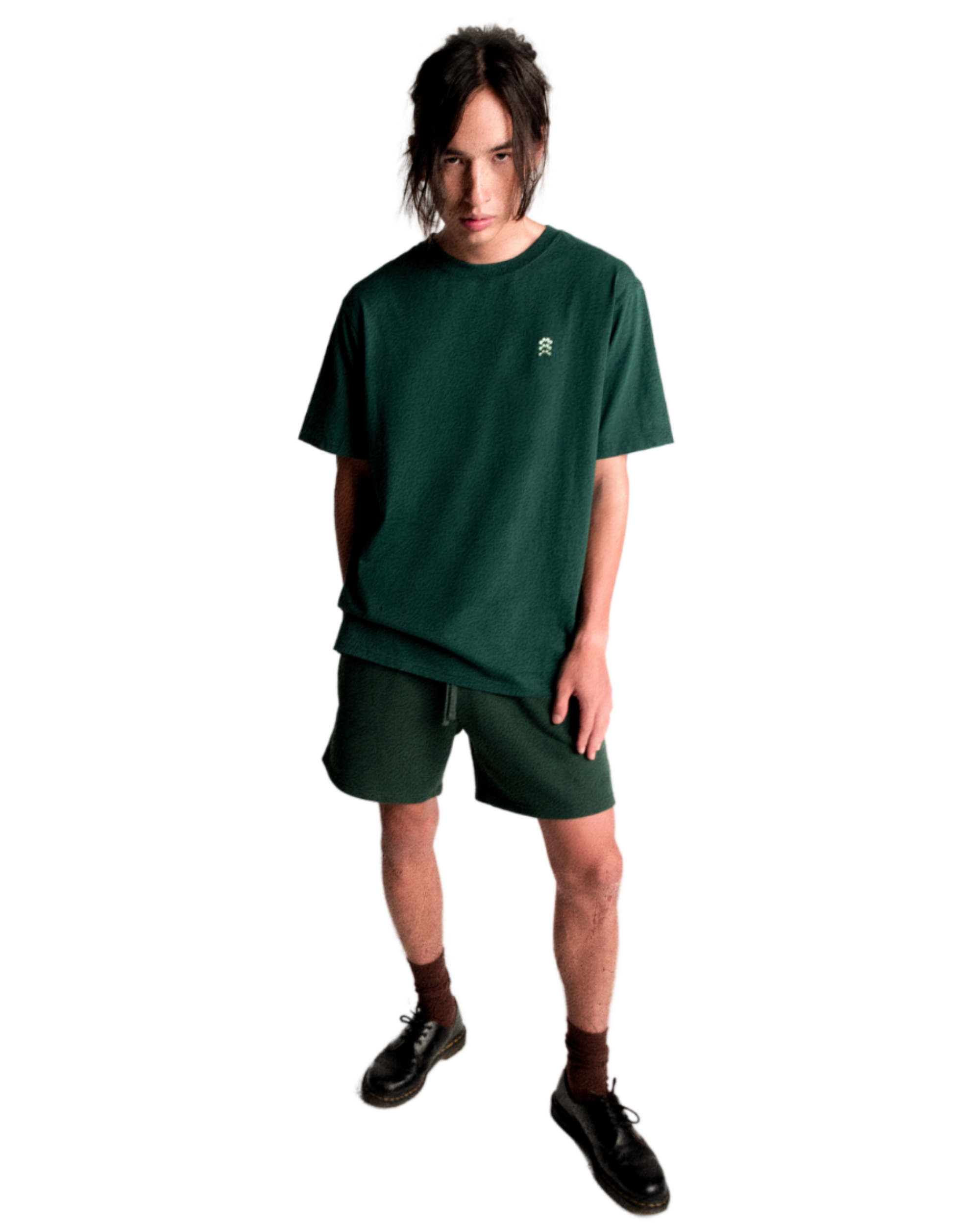 Fleece Sweatshorts in Recycled Cotton