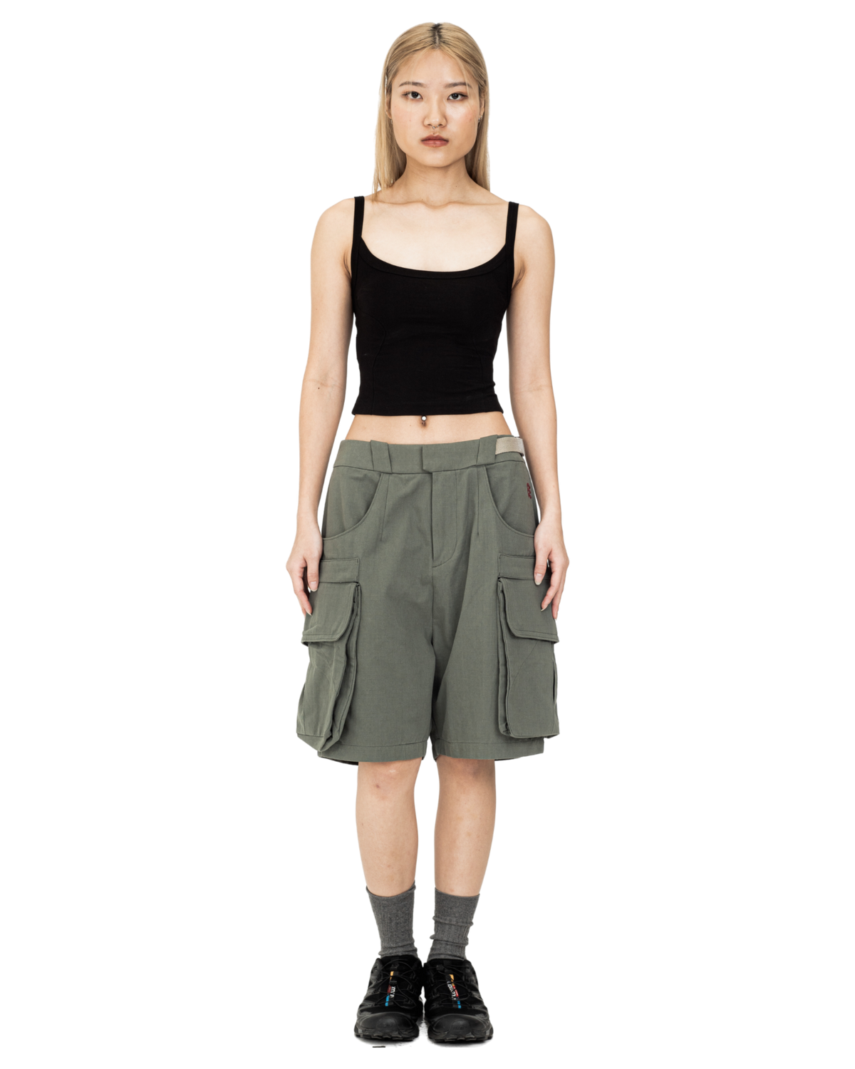 Cotton Ripstop Cargo Shorts