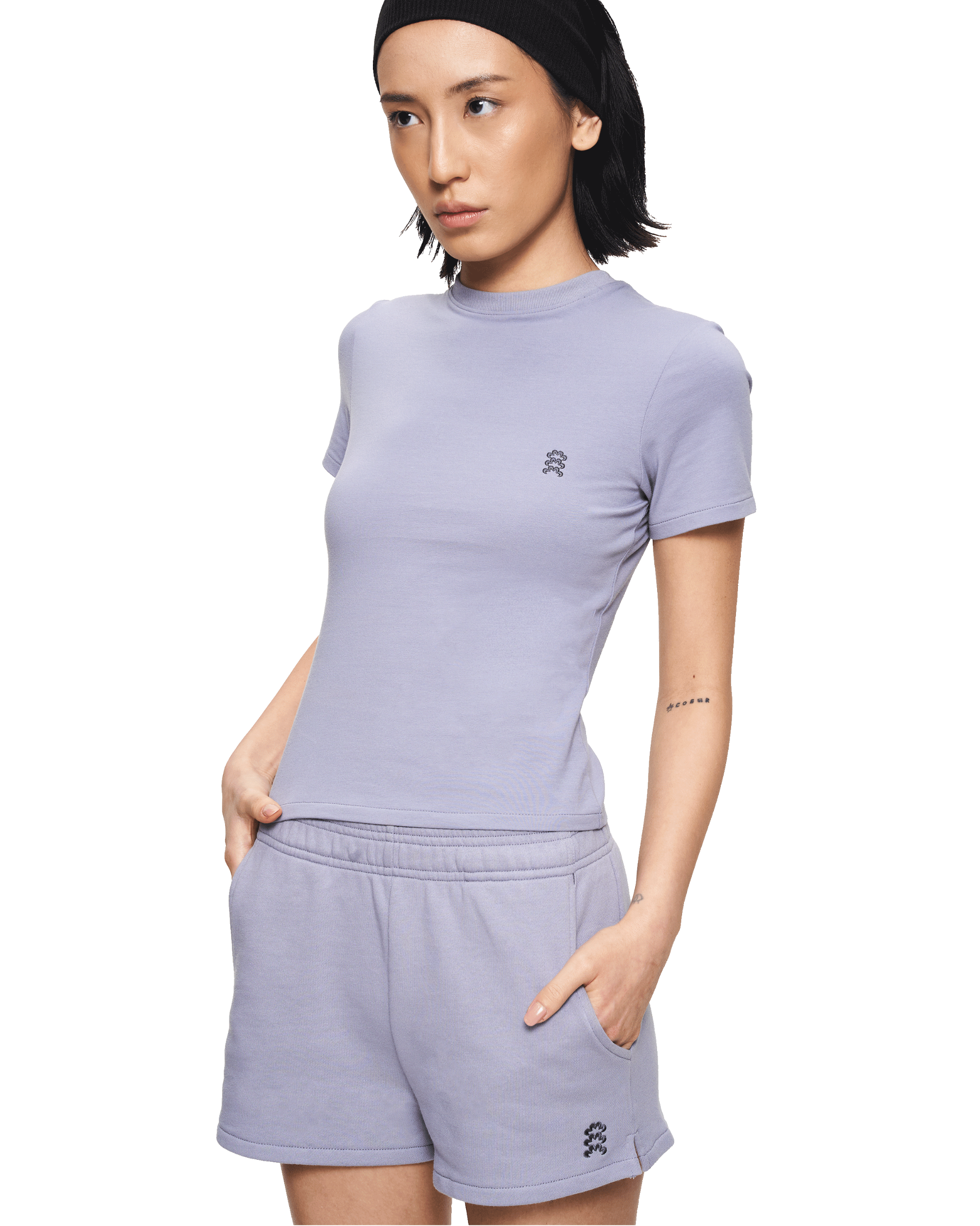 Micro Shorts in French Terry