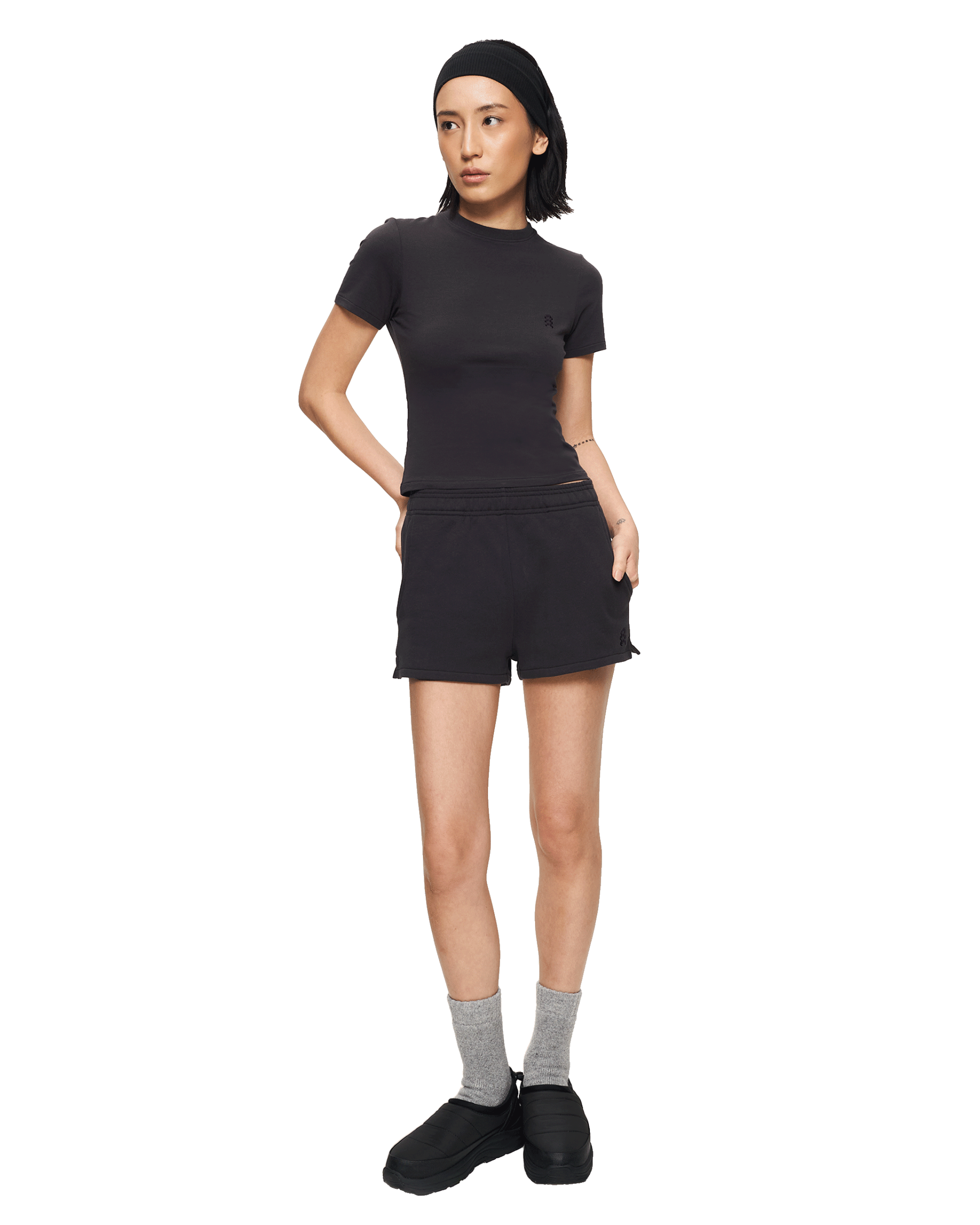 Micro Shorts in French Terry
