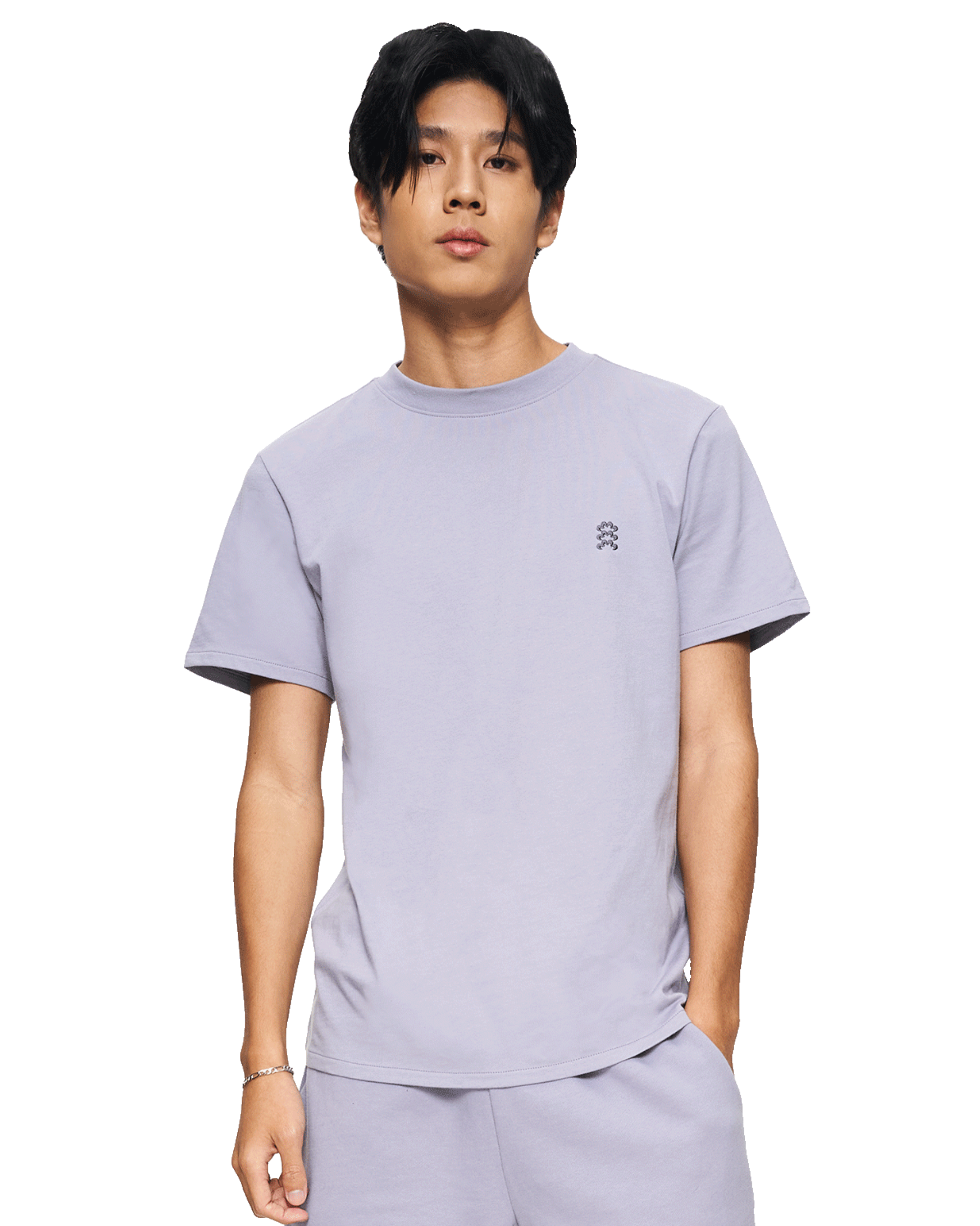 Tonal Logo Tee in Organic Cotton