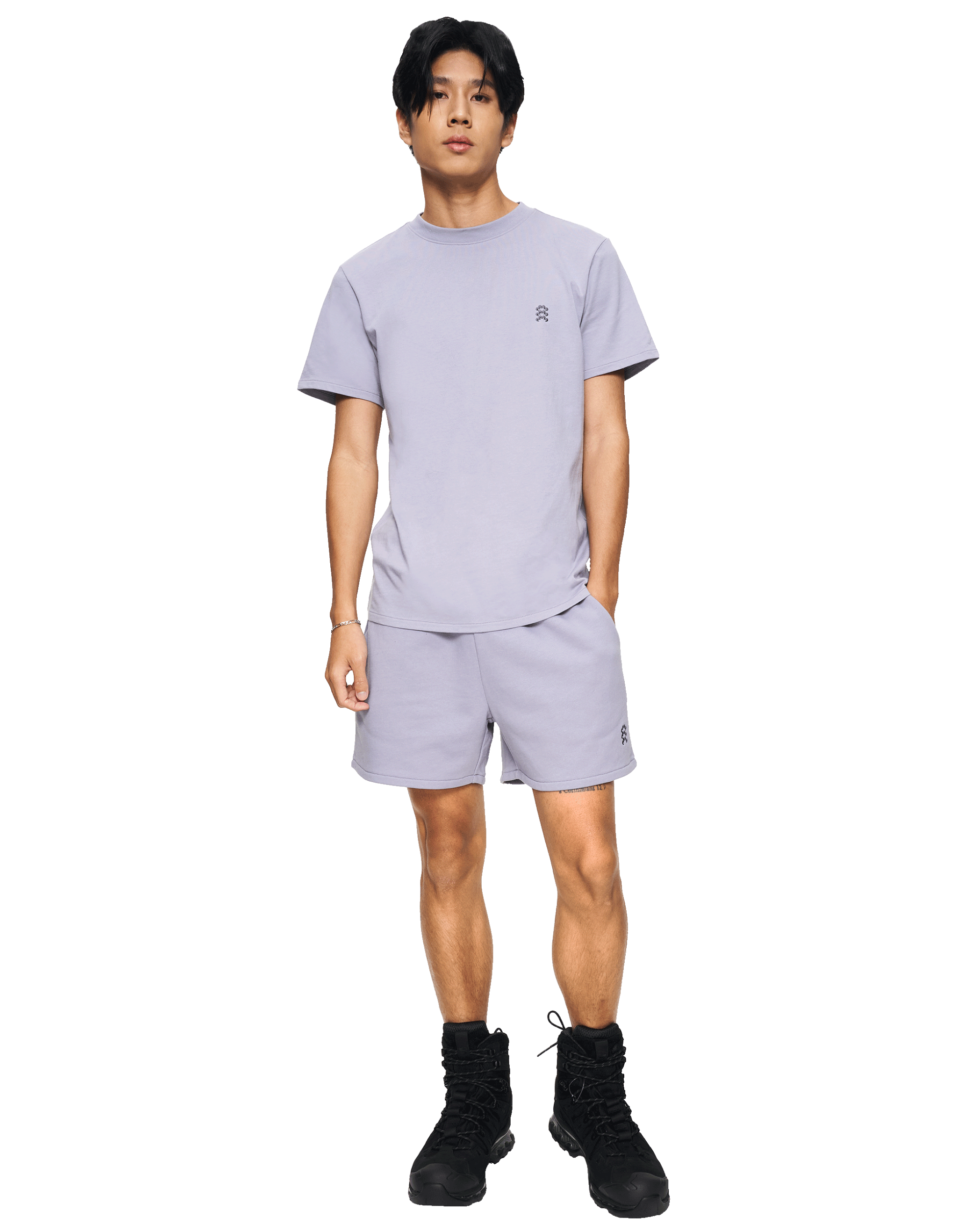 Tonal Logo Tee in Organic Cotton