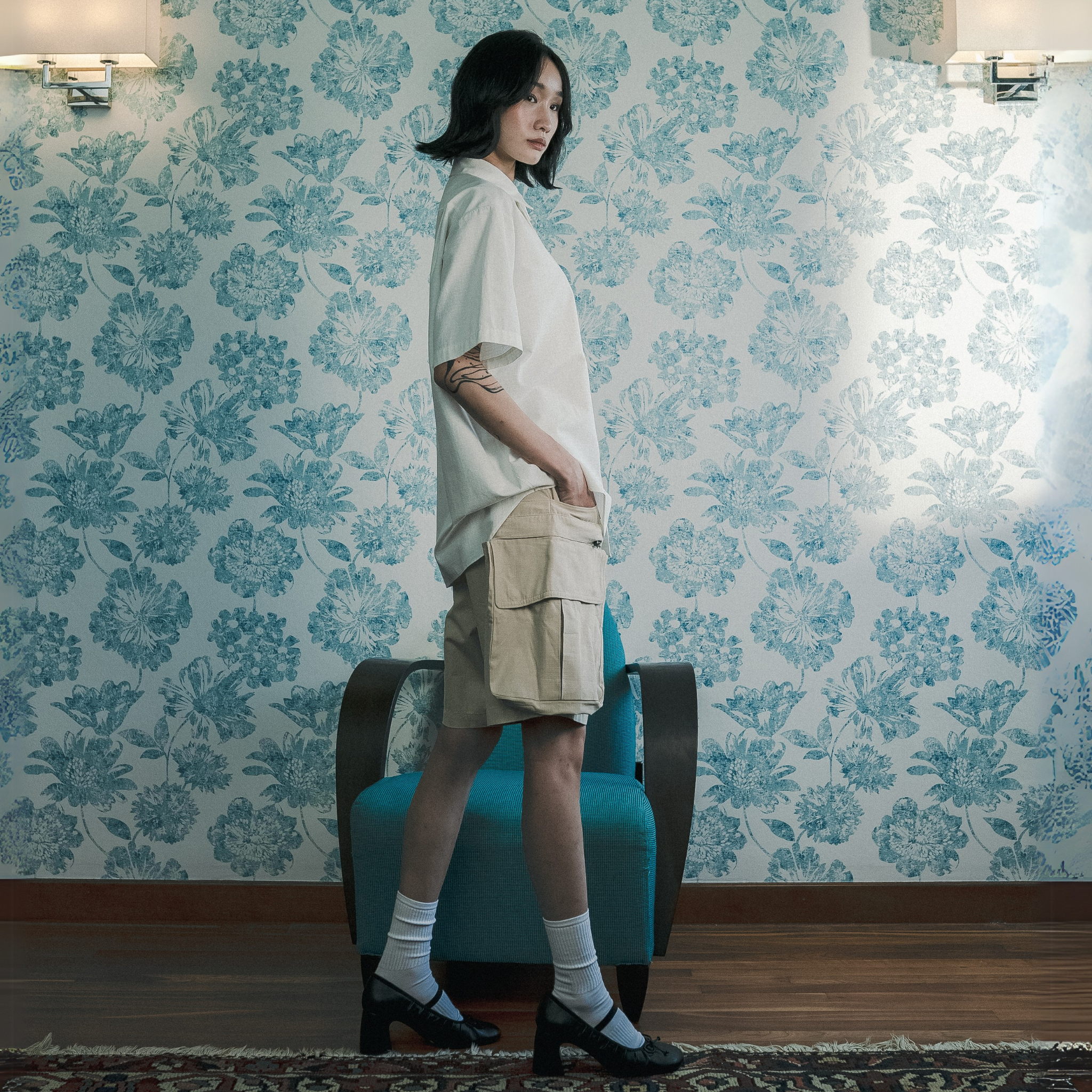 Casual Shirt in Cotton Ripstop