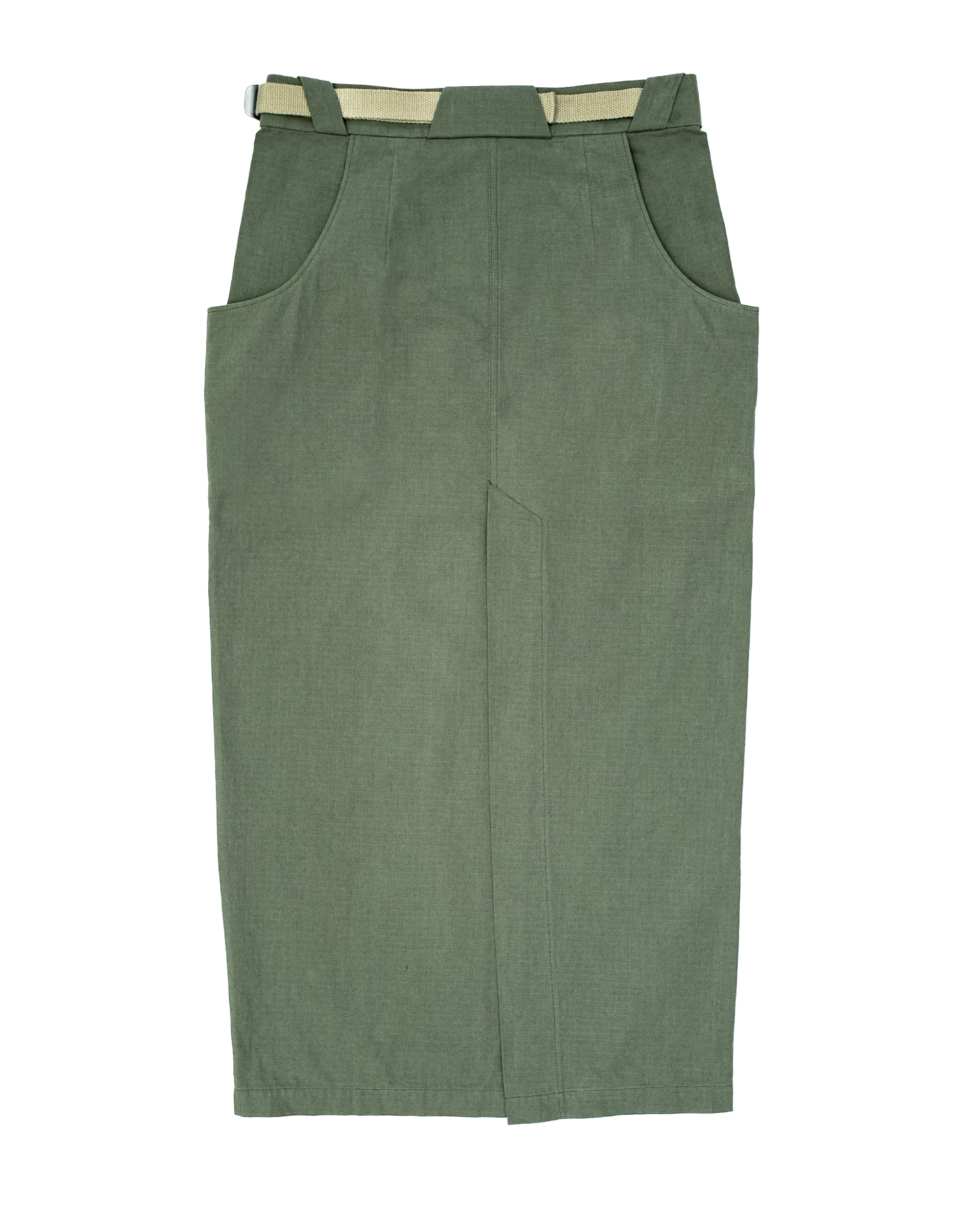 Maxi Cargo Skirt in Cotton Ripstop