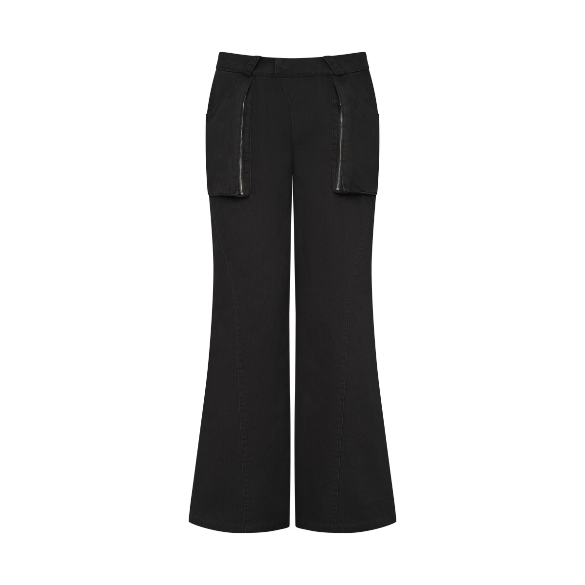 Aris Cargo Pants in Grey, flat lay, front