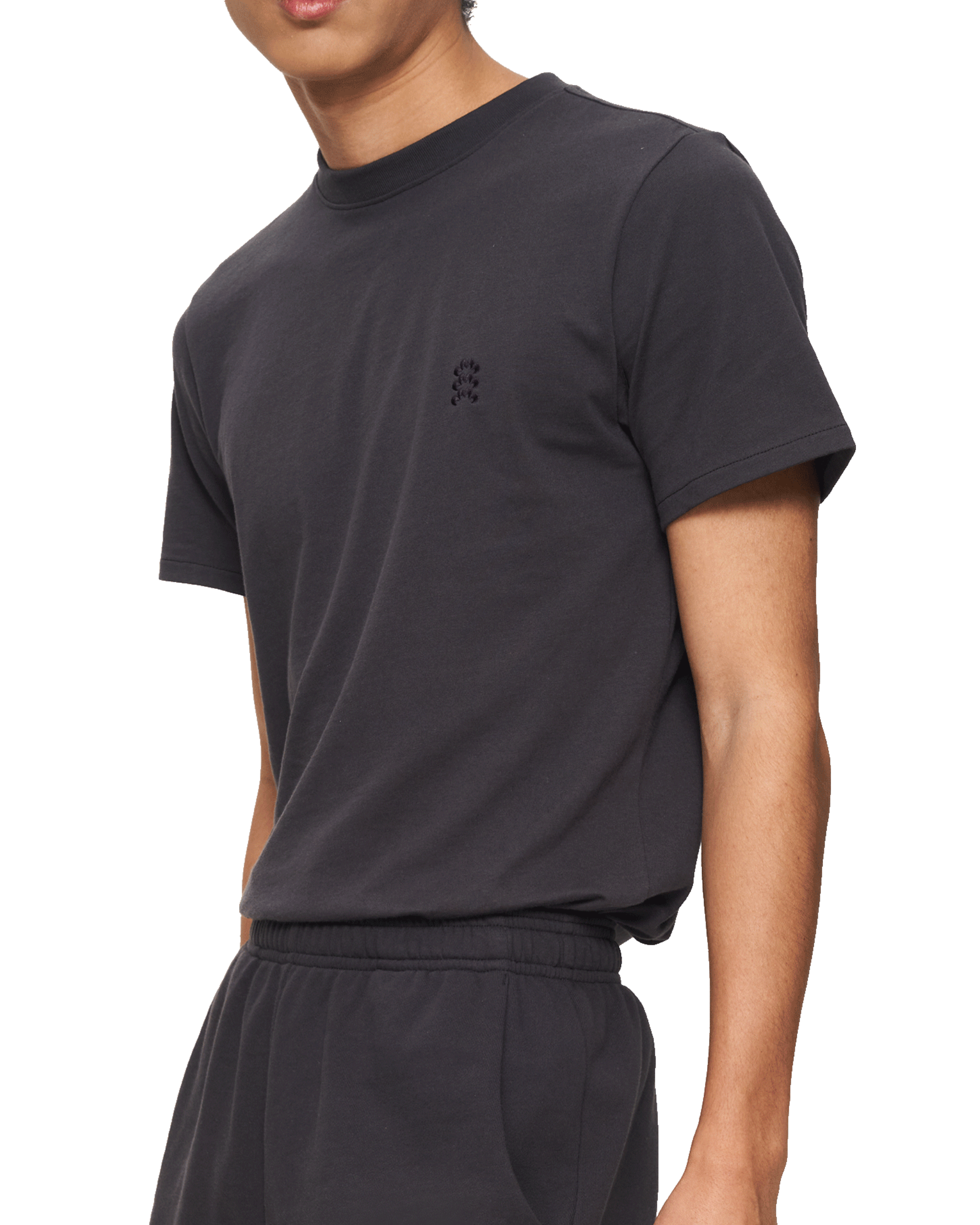 Tonal Logo Tee in Organic Cotton