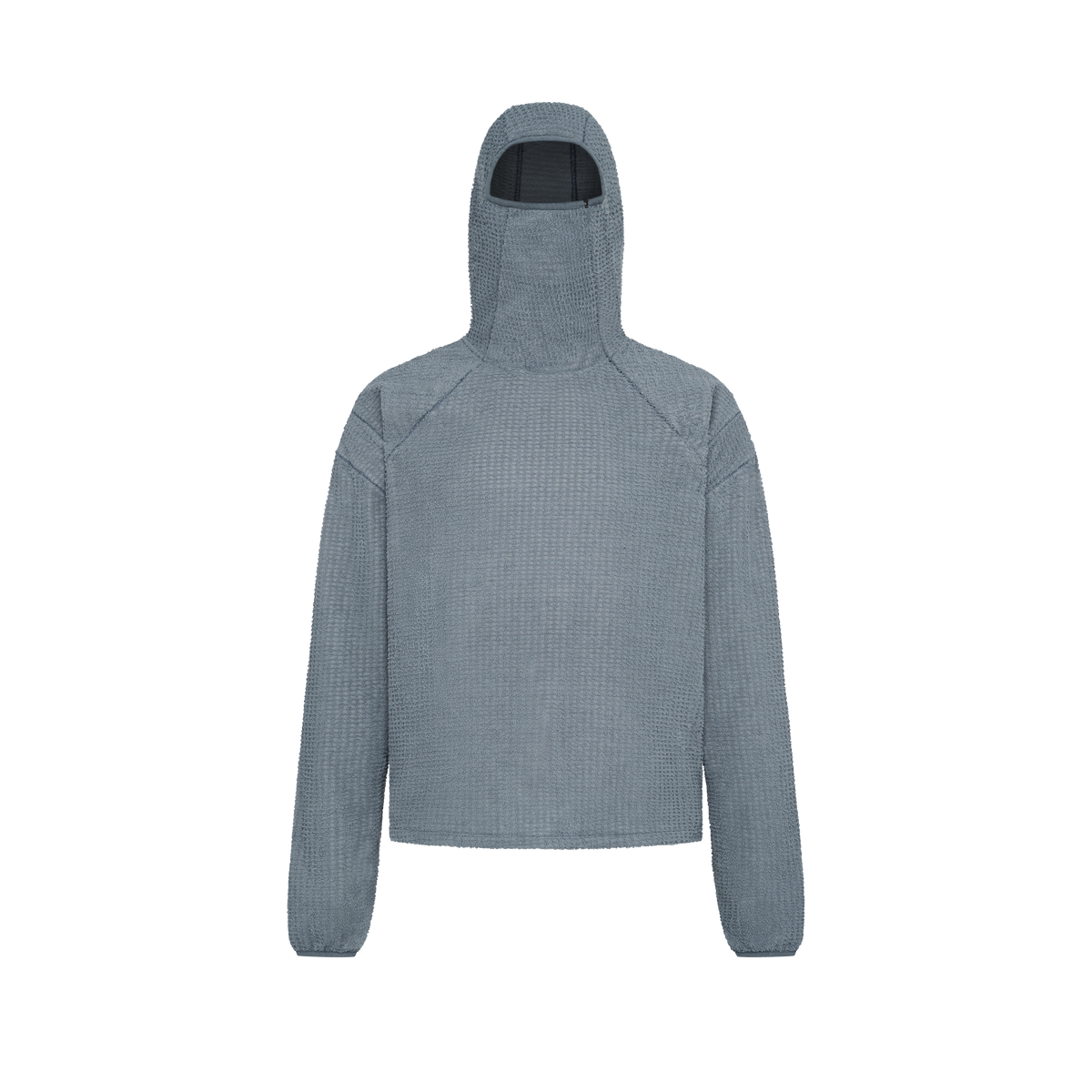 Kyne THERMOLITE® Balaclava Fleece in Slate Grey, flat lay, front