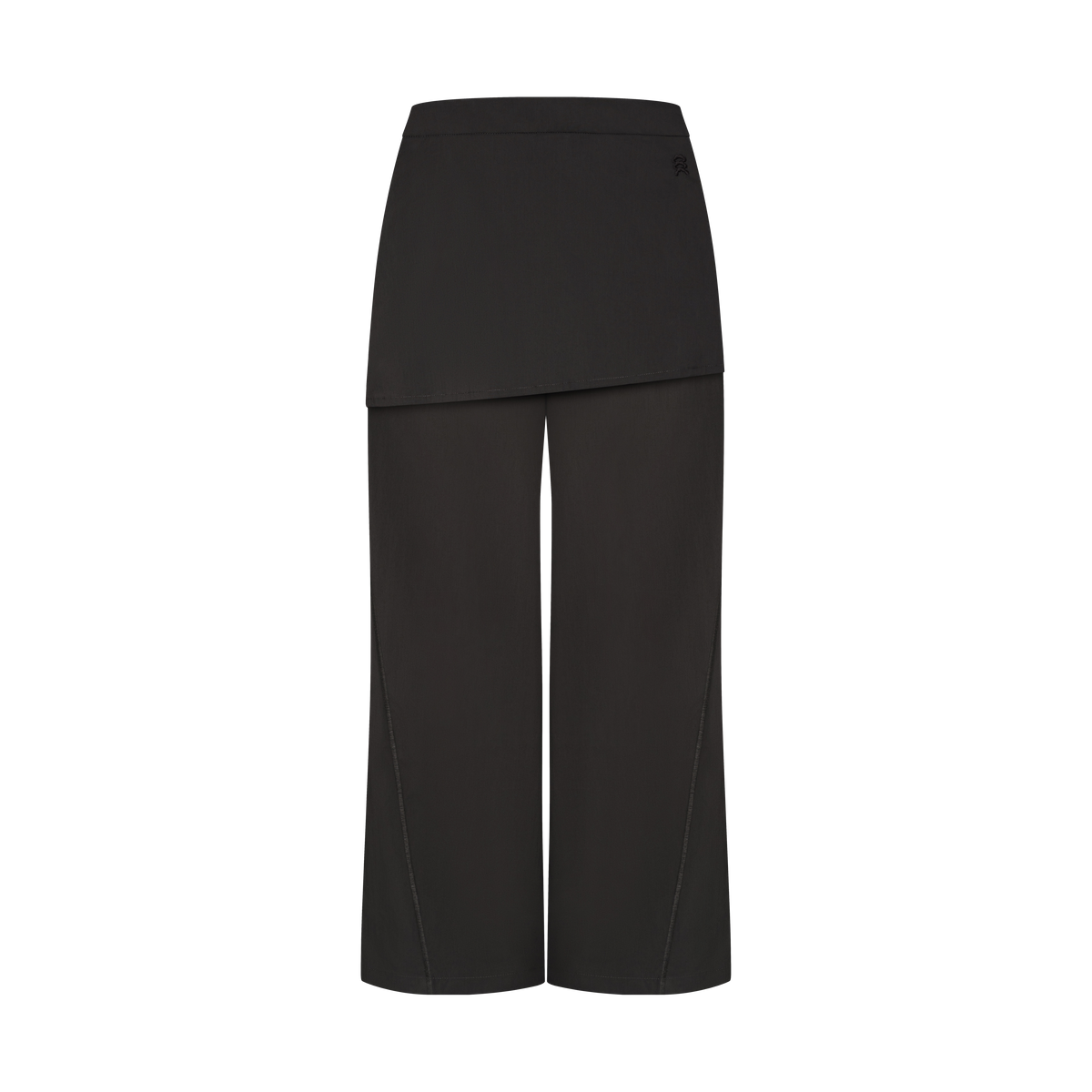 Neo Skort Pants in Brown, flat lay, back