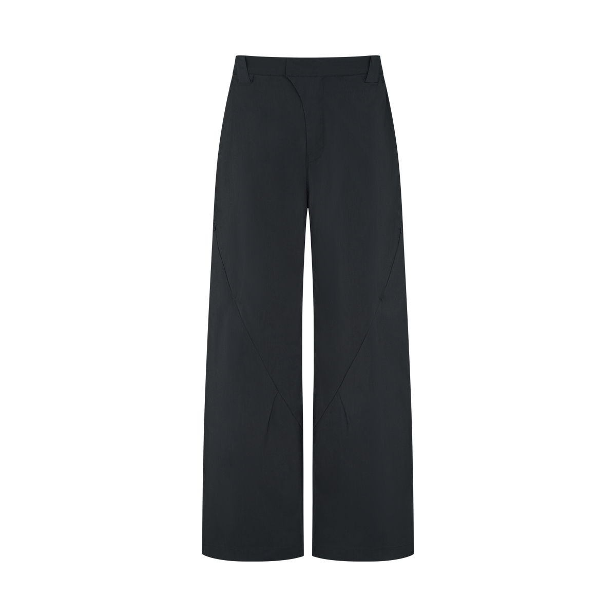 Osse Technical Pants in Grey, flat lay, front