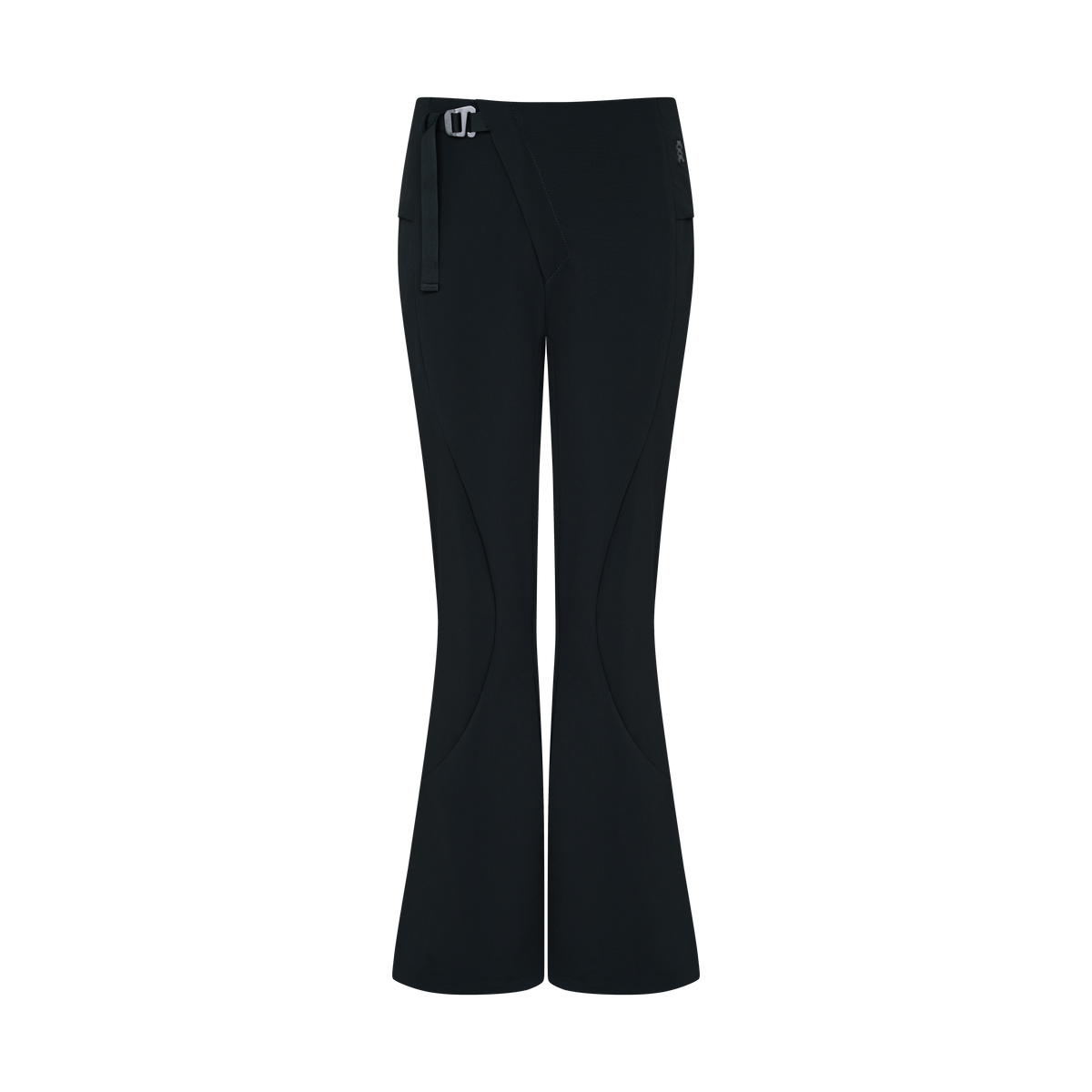 Soma Bootcut Pants in Black — current-style flat lay, front