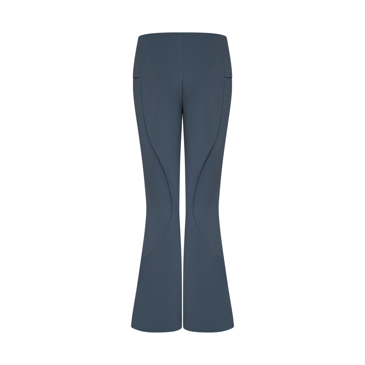 Soma Bootcut Pants in Grey — current-style flat lay, back
